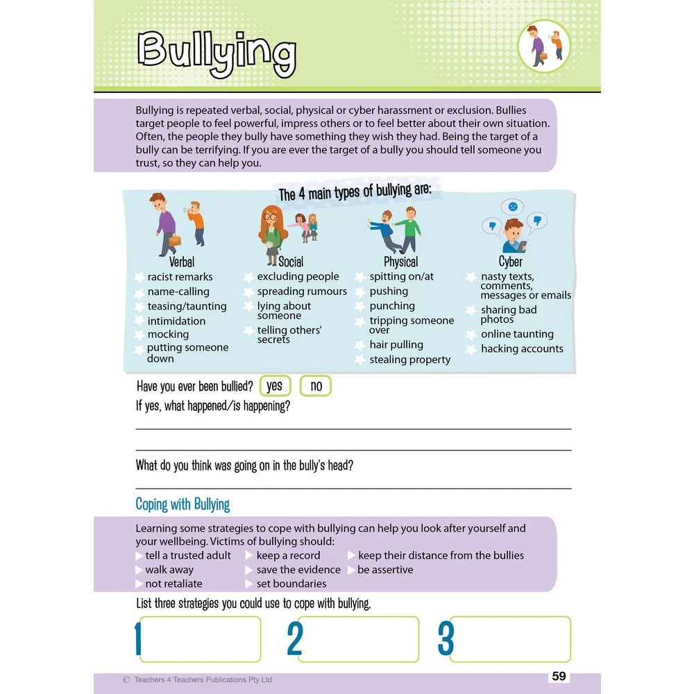 4 My Wellbeing Journal Year 5 & 6, 4 of 4