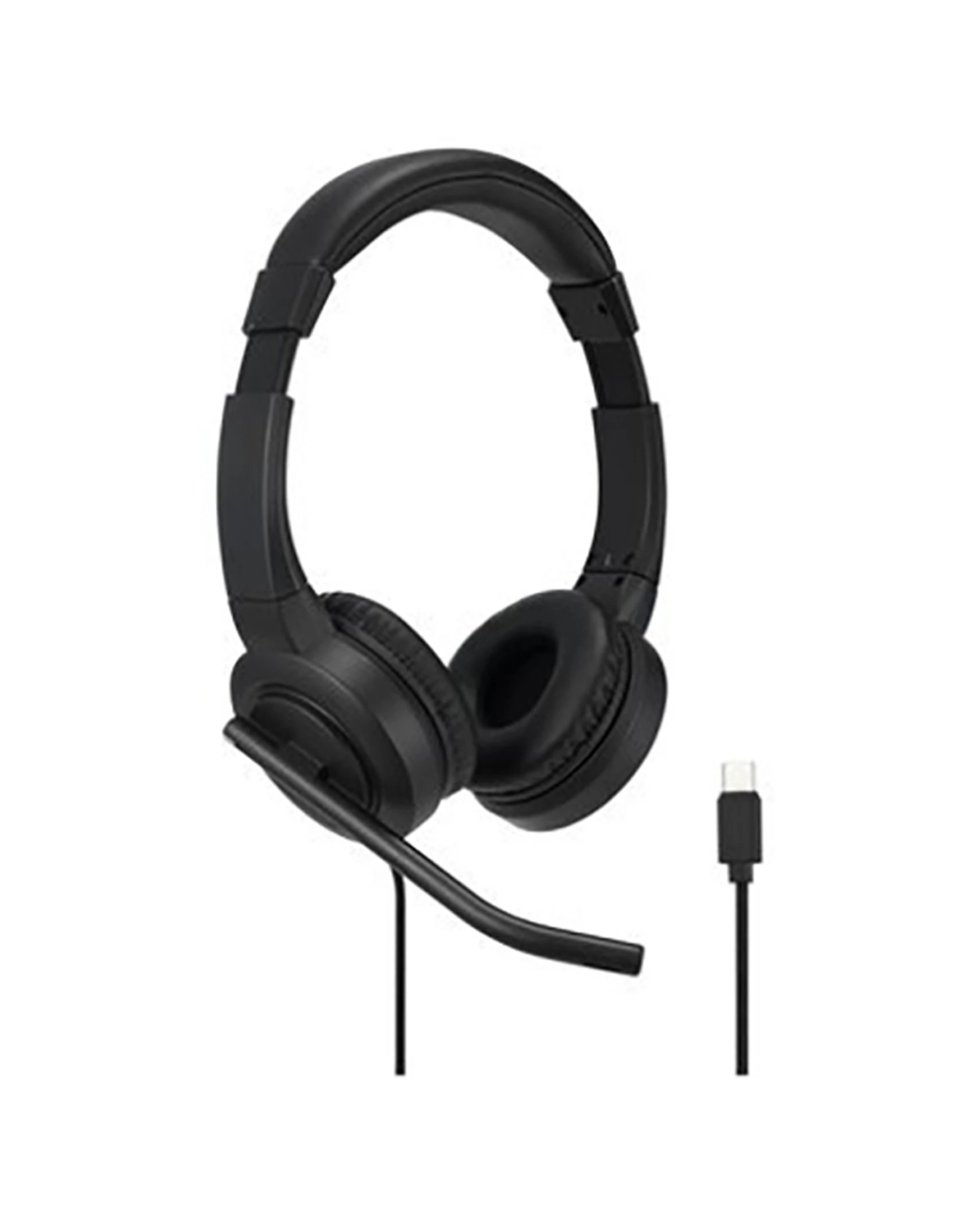 1 Kensington USB-C Headset Noise Cancelling Microphone In-Line Controls Busy Light
 - black, 1 of 7