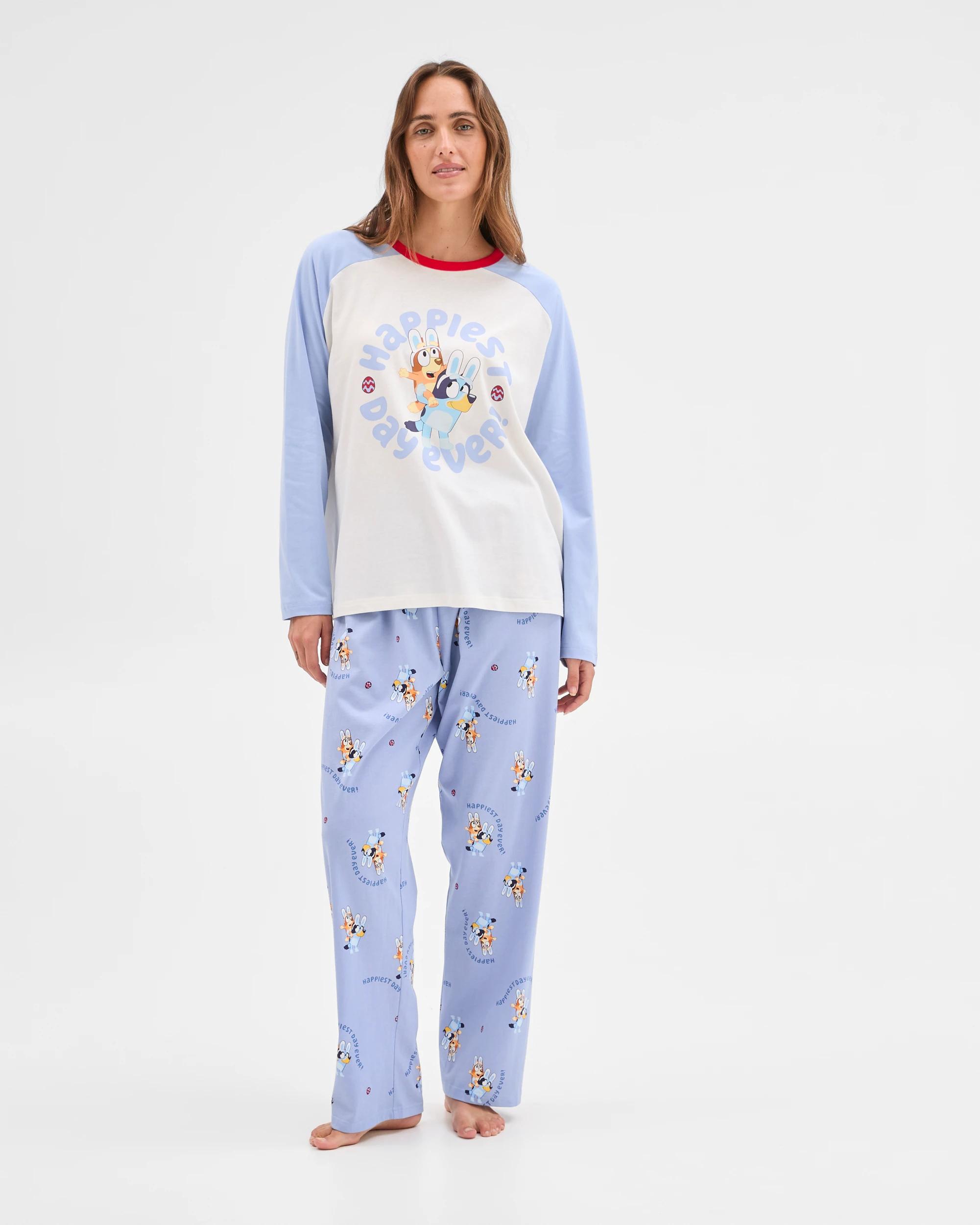 1 Family Matching Australian Cotton Easter Womens Pyjama Set - Bluey BLUEY, 1 of 8