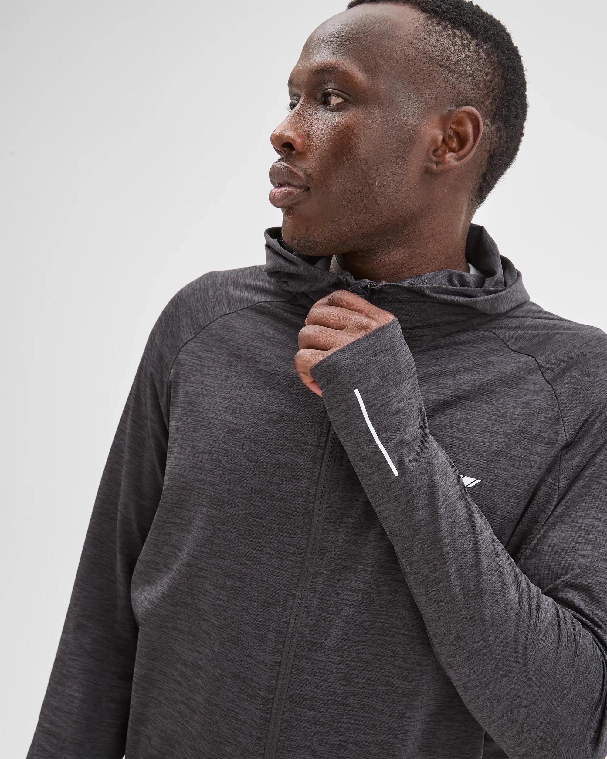 6 Target Active Panelled Zip Through Hoodie BLACK, 6 of 7