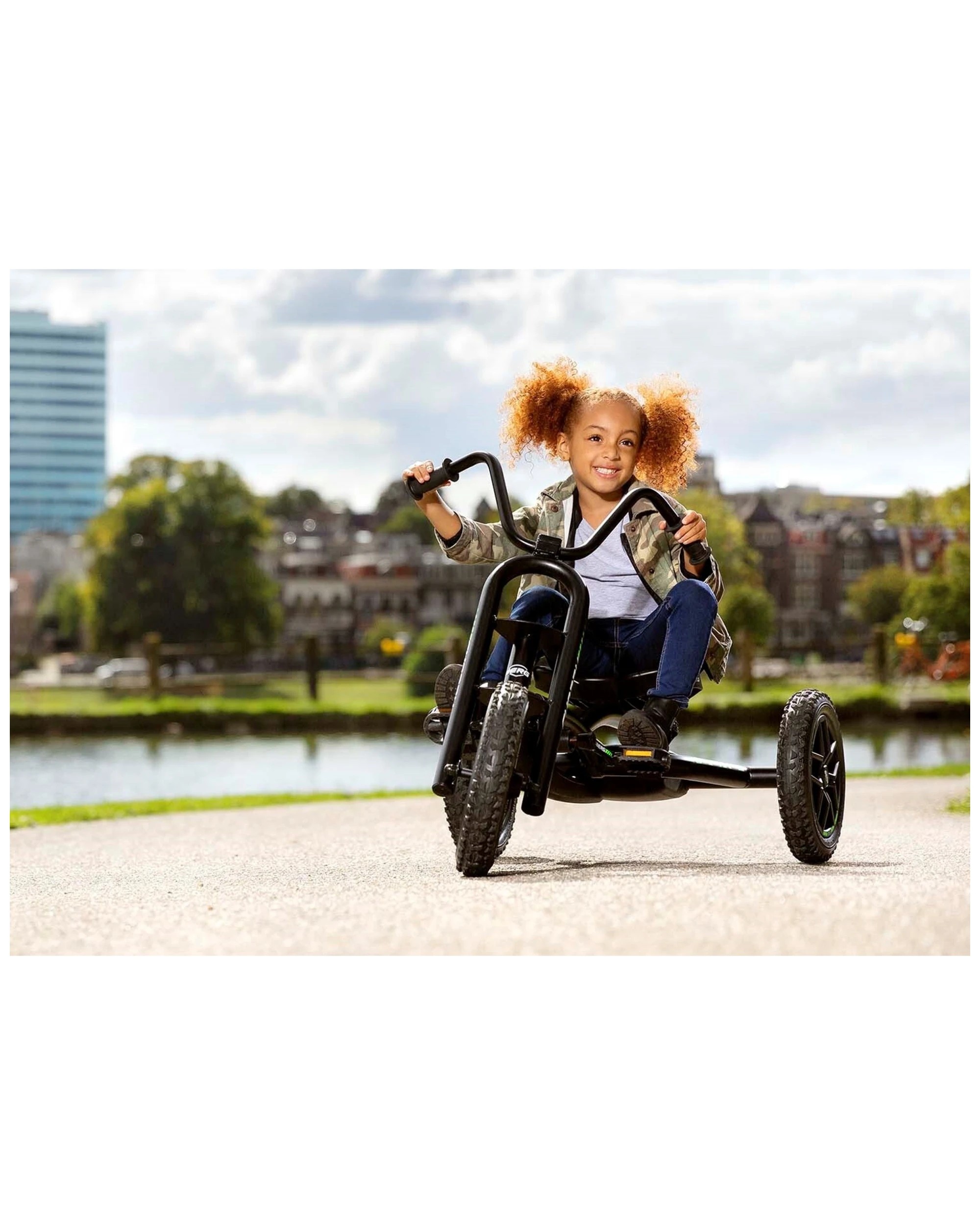 2 Berg Choppy Neo 2.0 Kids Pedal Go Kart Green Black 3-8 Years Ride On Toy - Green, 2 of 3