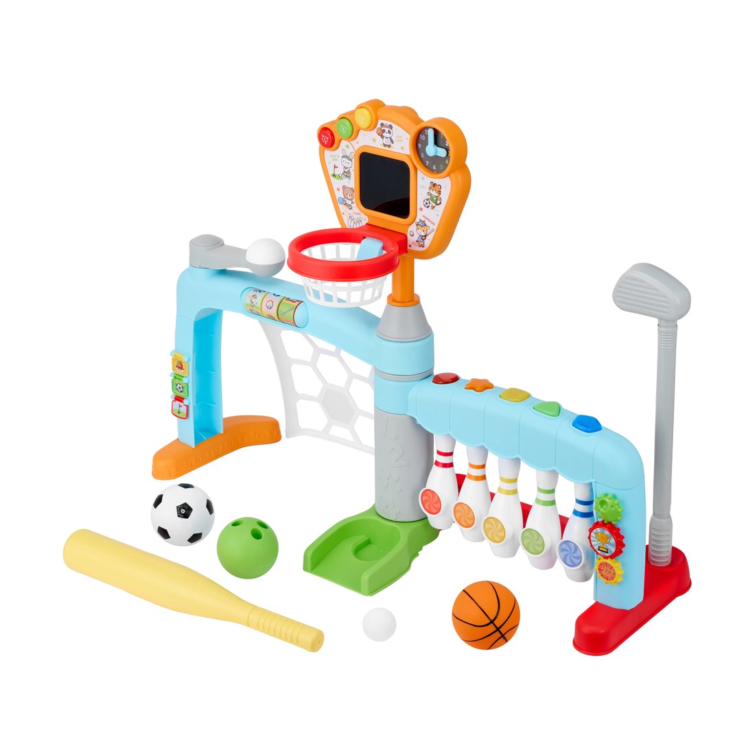 1 Play & Learn: 5-in-1 Sports Playset, 1 of 9