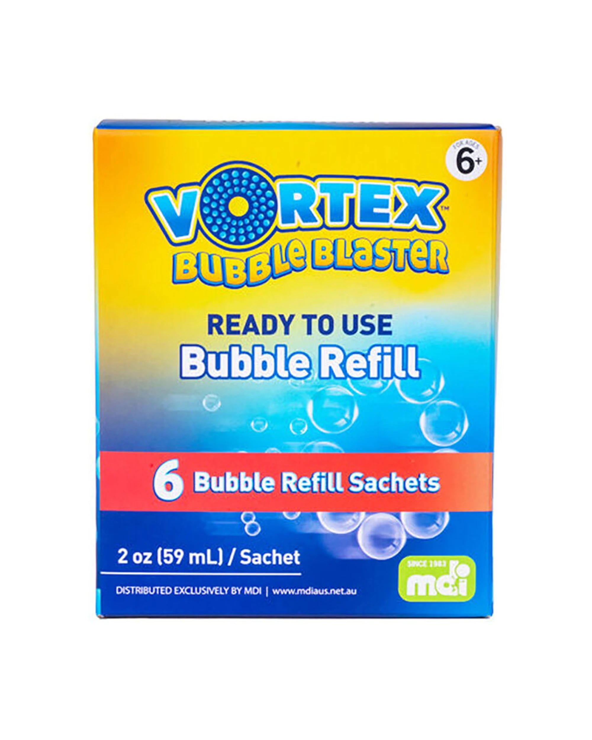 1 MDI Vortex Bubble Refill Sachets Solution Outdoor Kid's Toy 6y+ - Assorted, 1 of 2