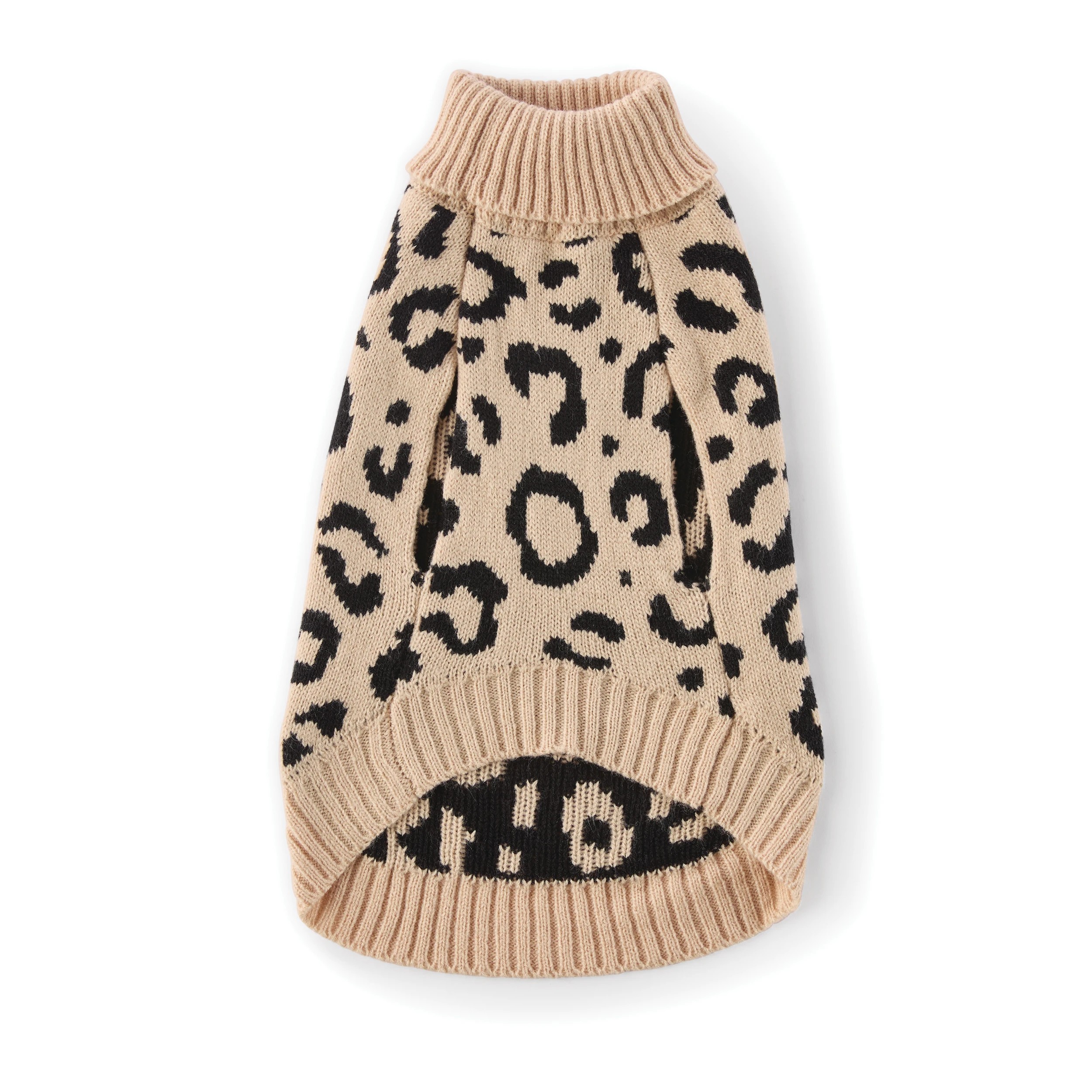 6 Pet Leopard Knit Jumper - Medium, 6 of 9
