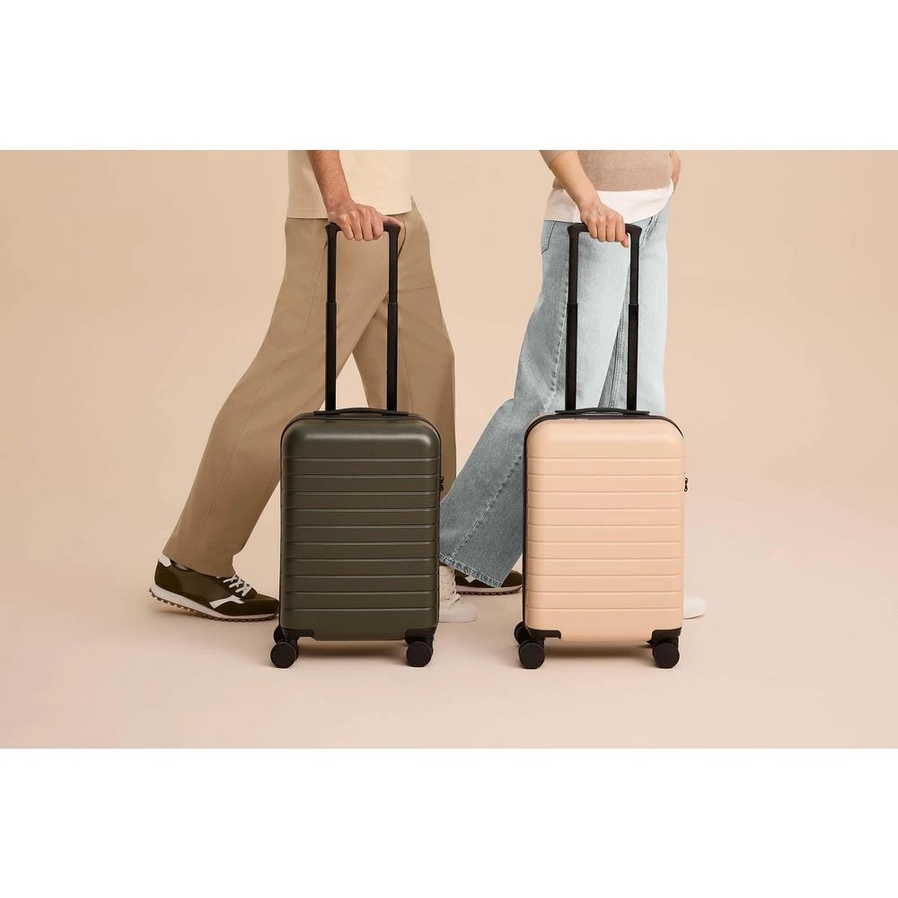 9 Otto On The Go 20" Carry-On Suitcase Tan, 9 of 10