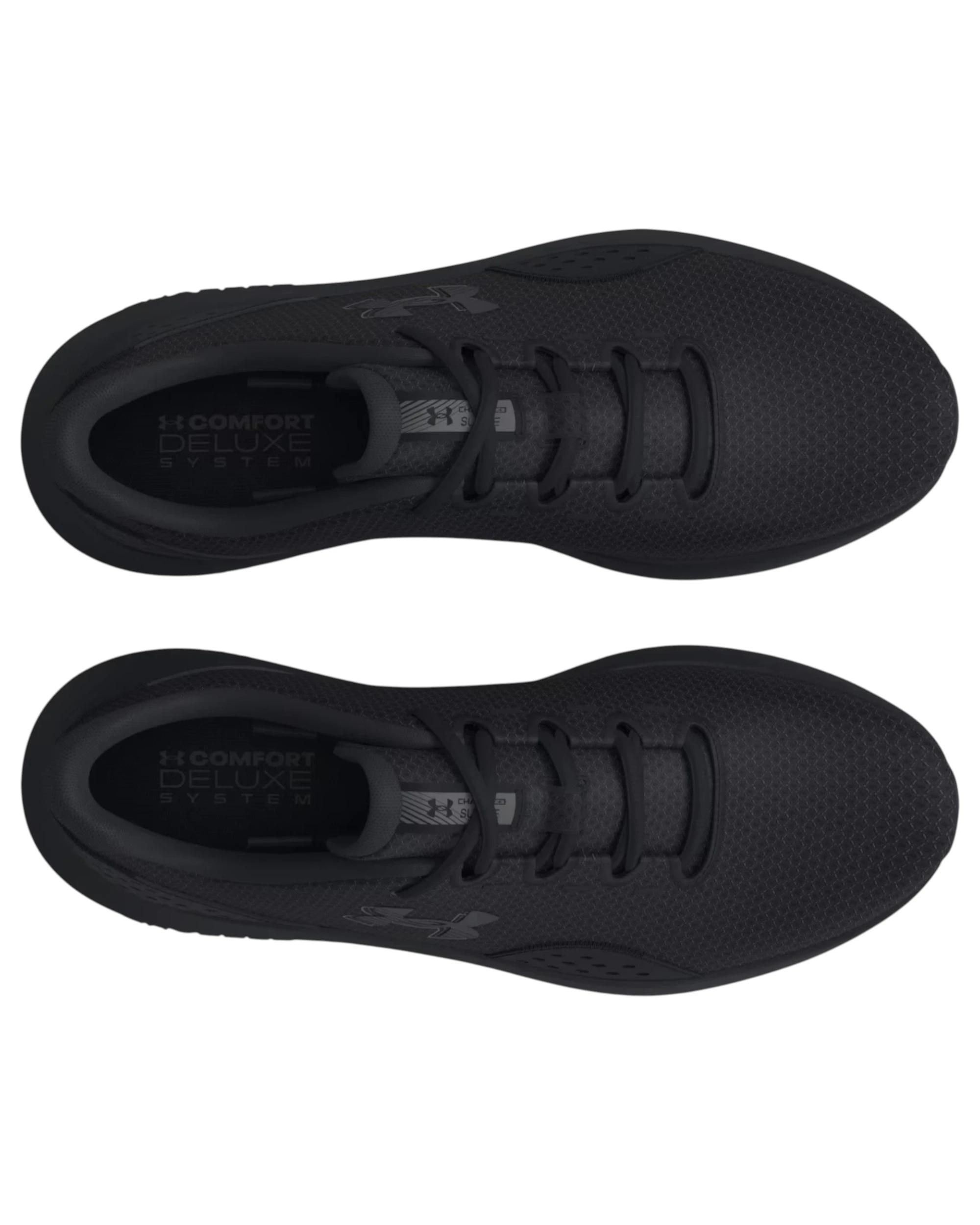 3 Under Armour Mens Surge 4 Triple Black Athletic Shoes BLACK, 3 of 5