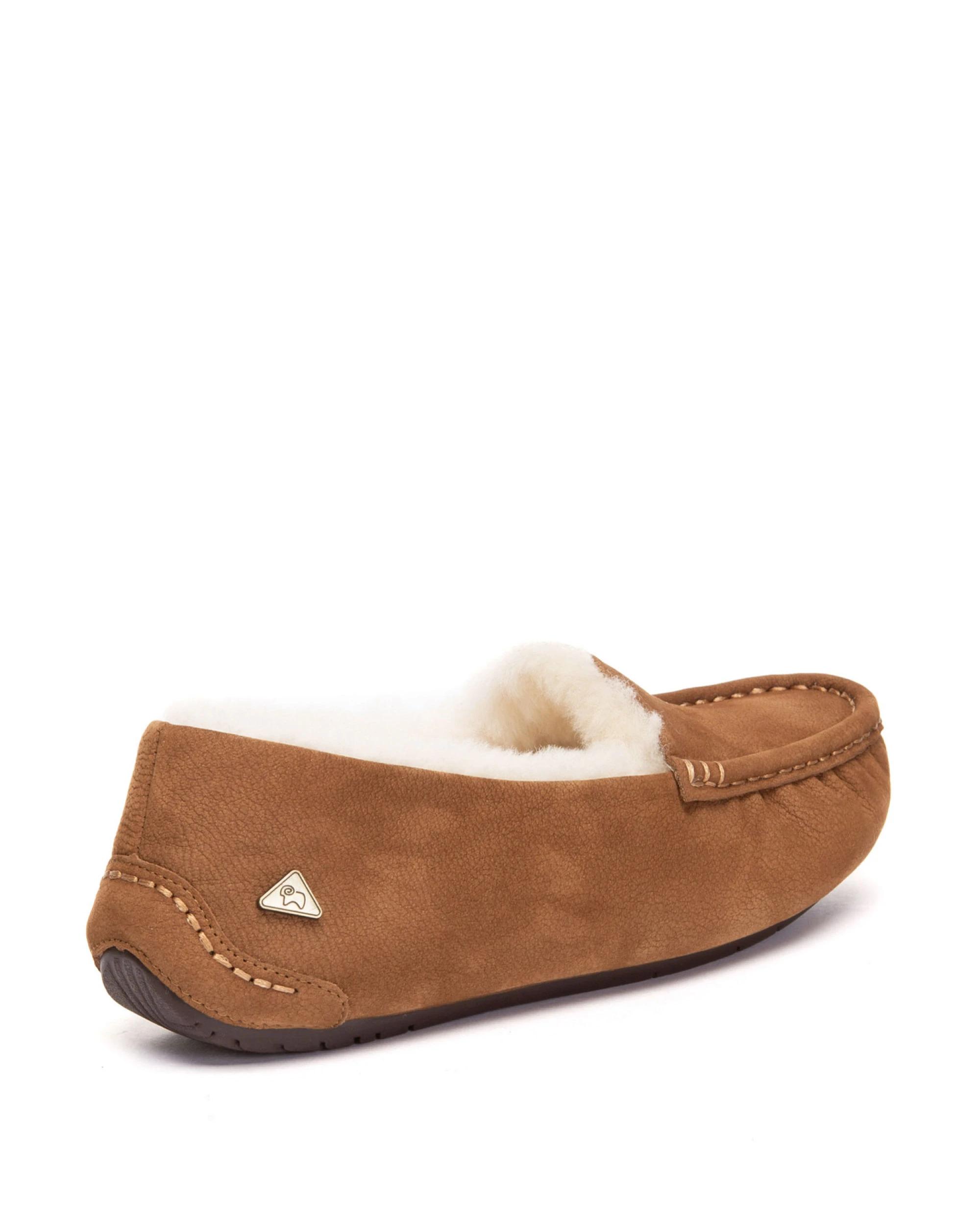 3 Everau Womens Pielet Moccasins CHESTNUT, 3 of 5