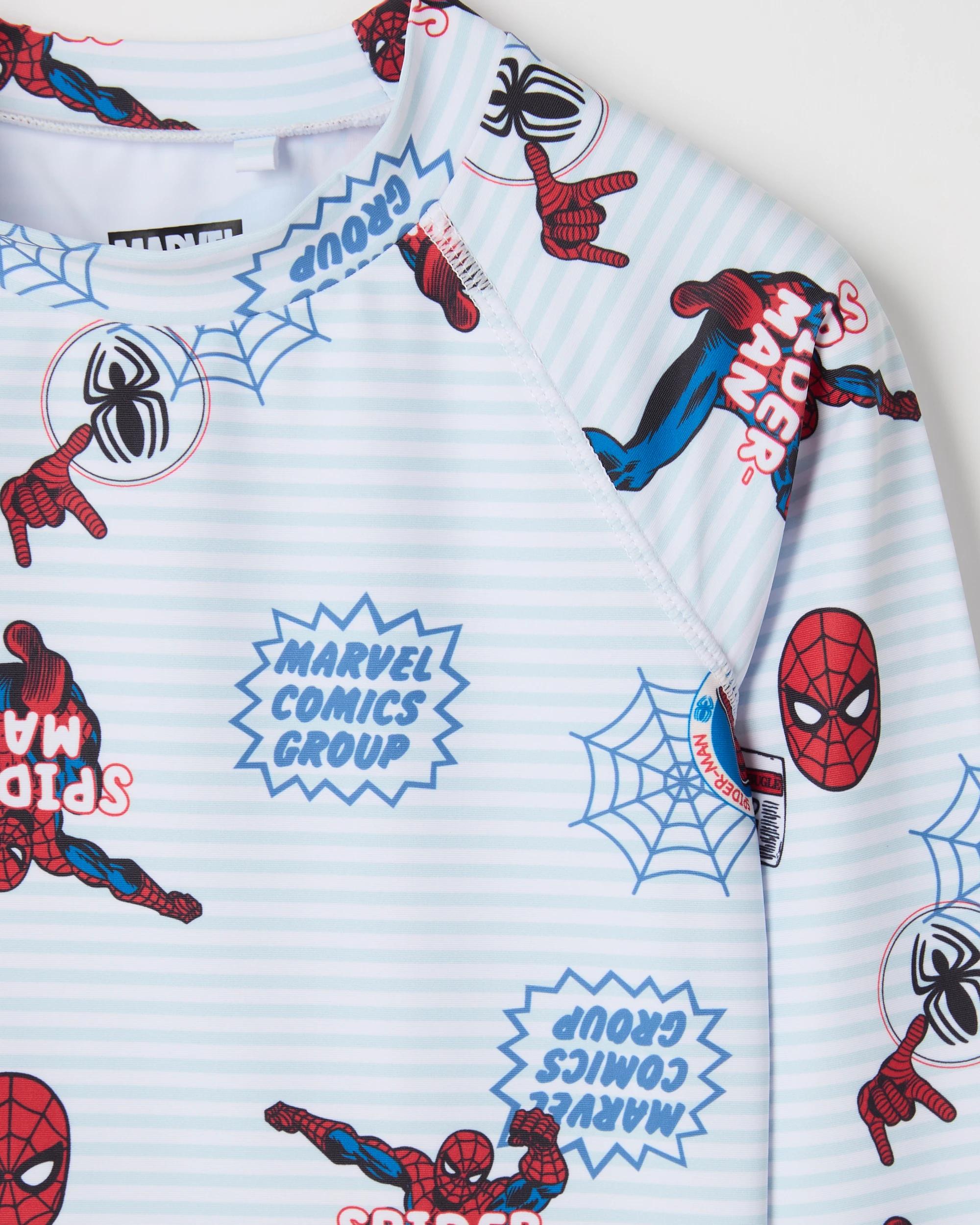2 Disney Marvel Spider-Man Swim Rash Set BLUE, 2 of 2
