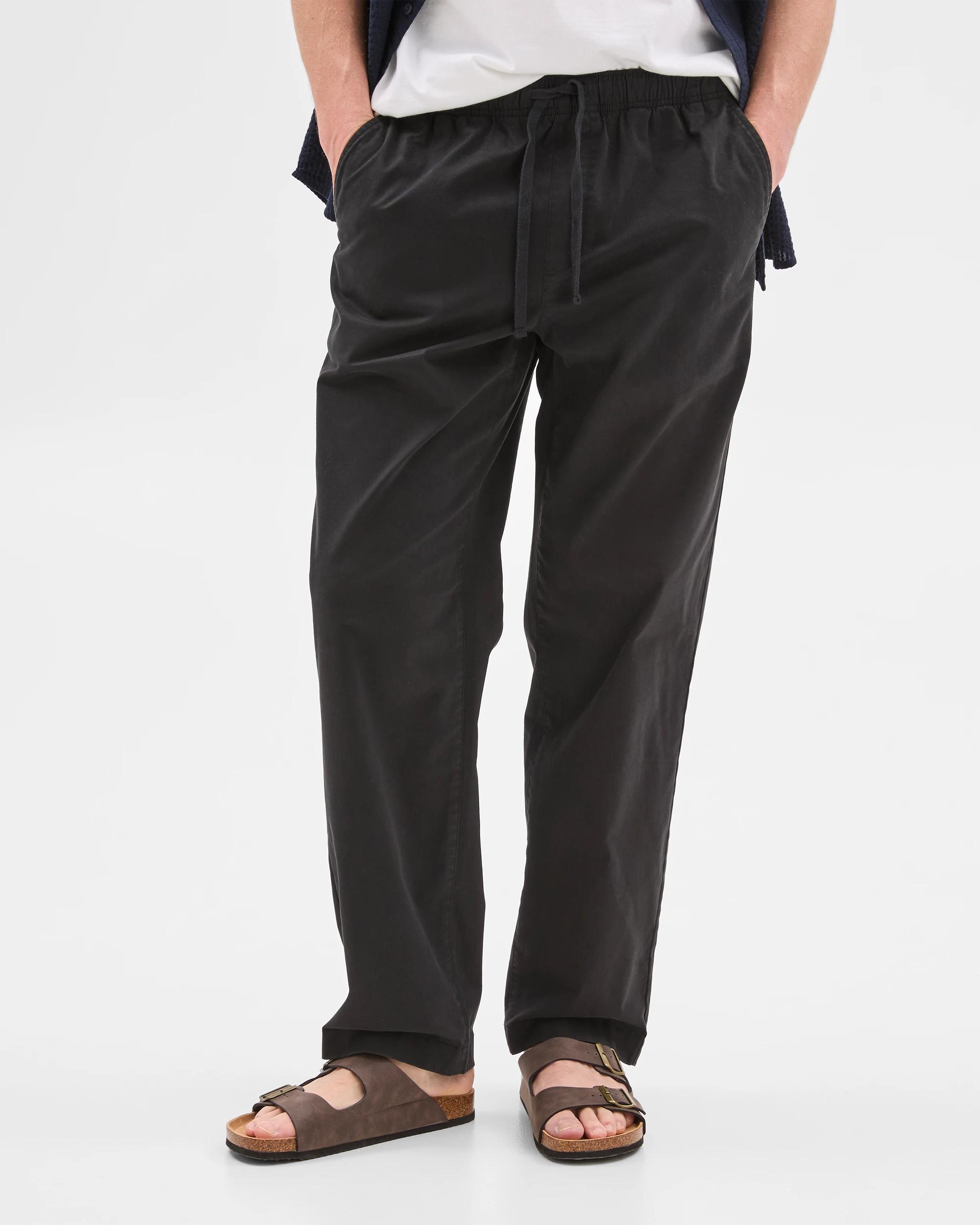 3 Target Australian Cotton Chino Pants BLACK, 3 of 5