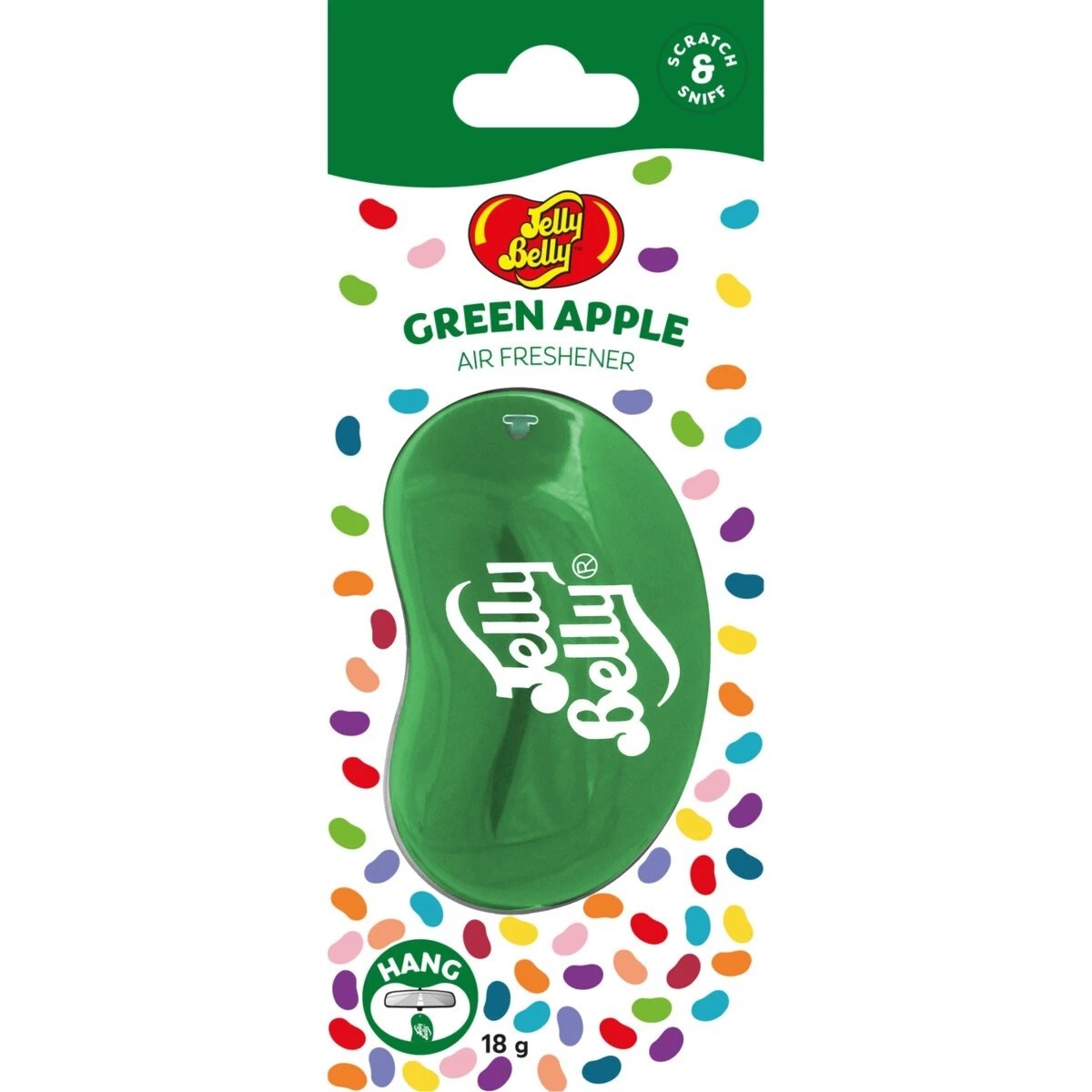 1 Jelly Belly Air Freshener - Green Apple, 1 of 2