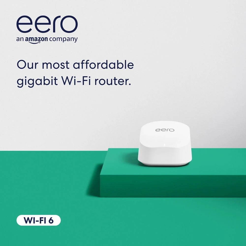 3 Amazon eero 6+ WiFi 6 Dual-band Mesh System 1 Pack, 3 of 9