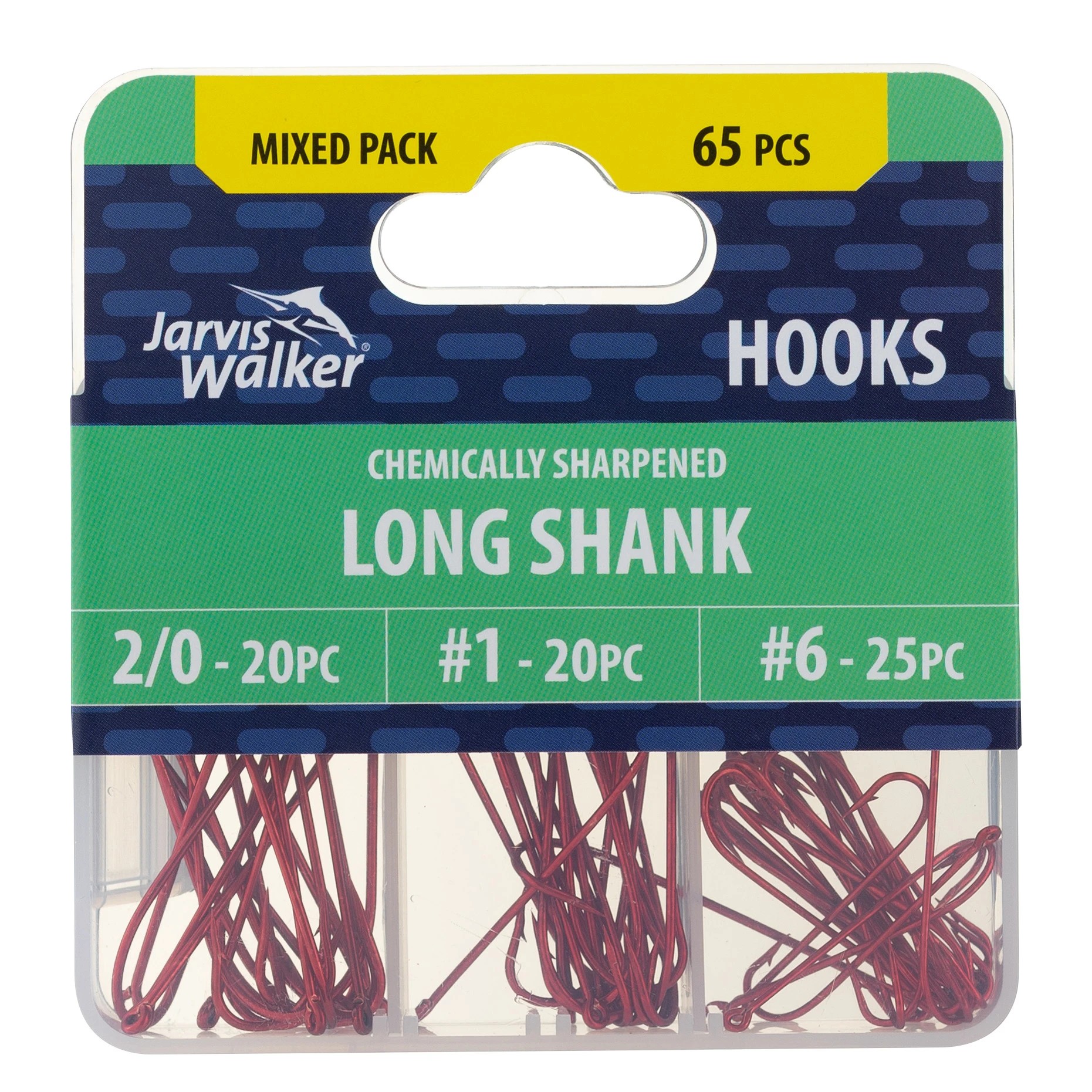 2 65 Piece Jarvis Walker Mixed Long Shank Hooks, 2 of 2