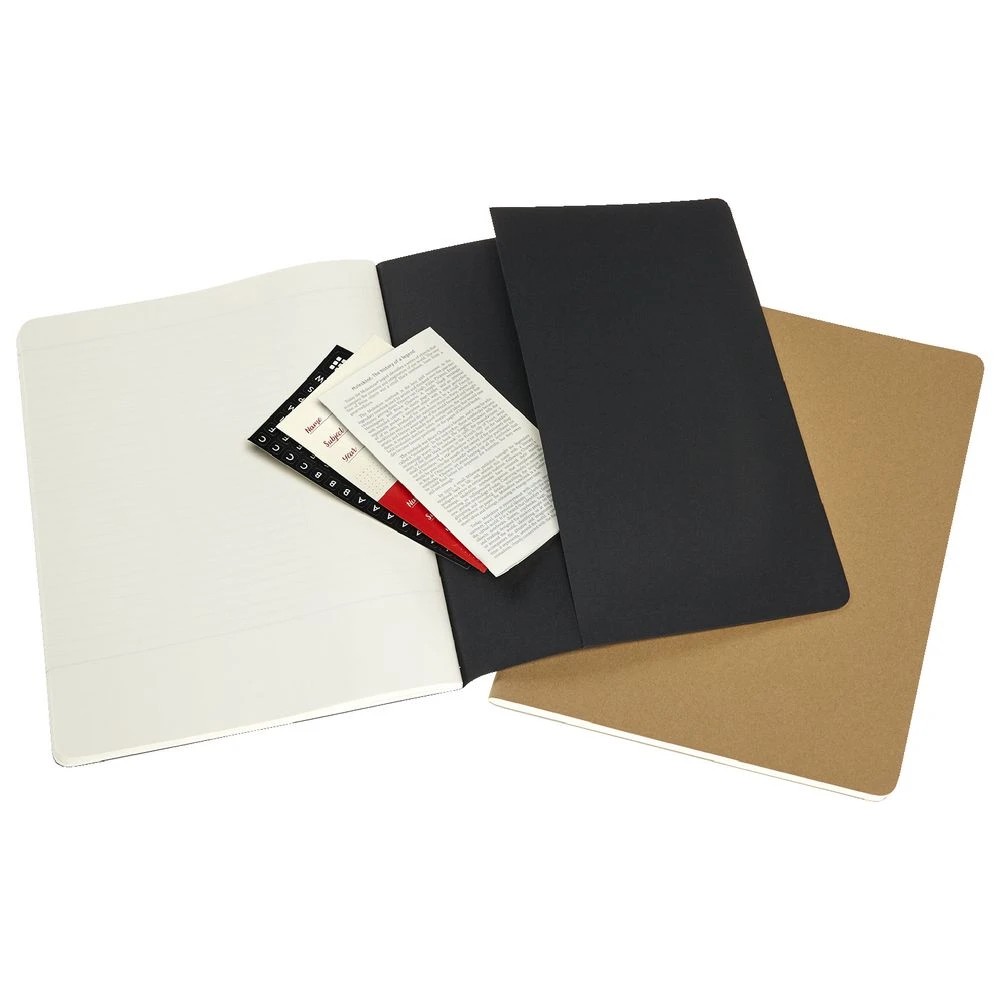 4 Moleskine Cahier XL Subject Journal 2 Pack, 4 of 5