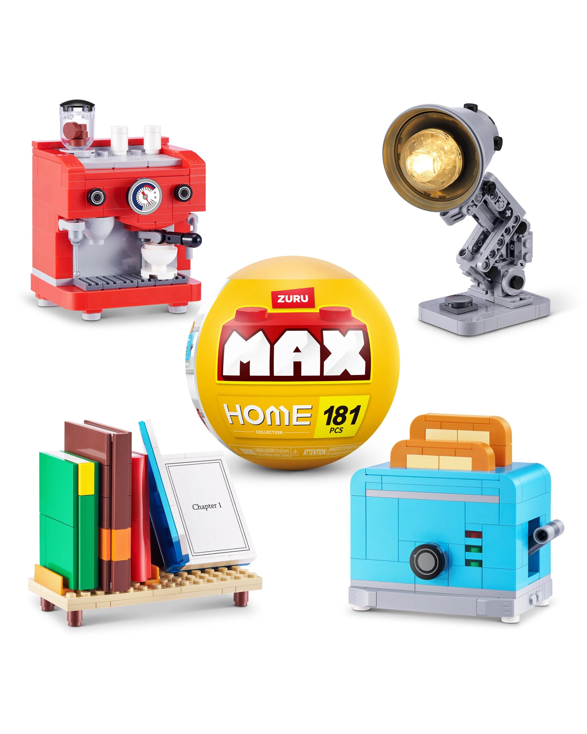 1 Max Build More Premium Home Building Bricks Collection By Zuru - Assorted - Multi, 1 of 9
