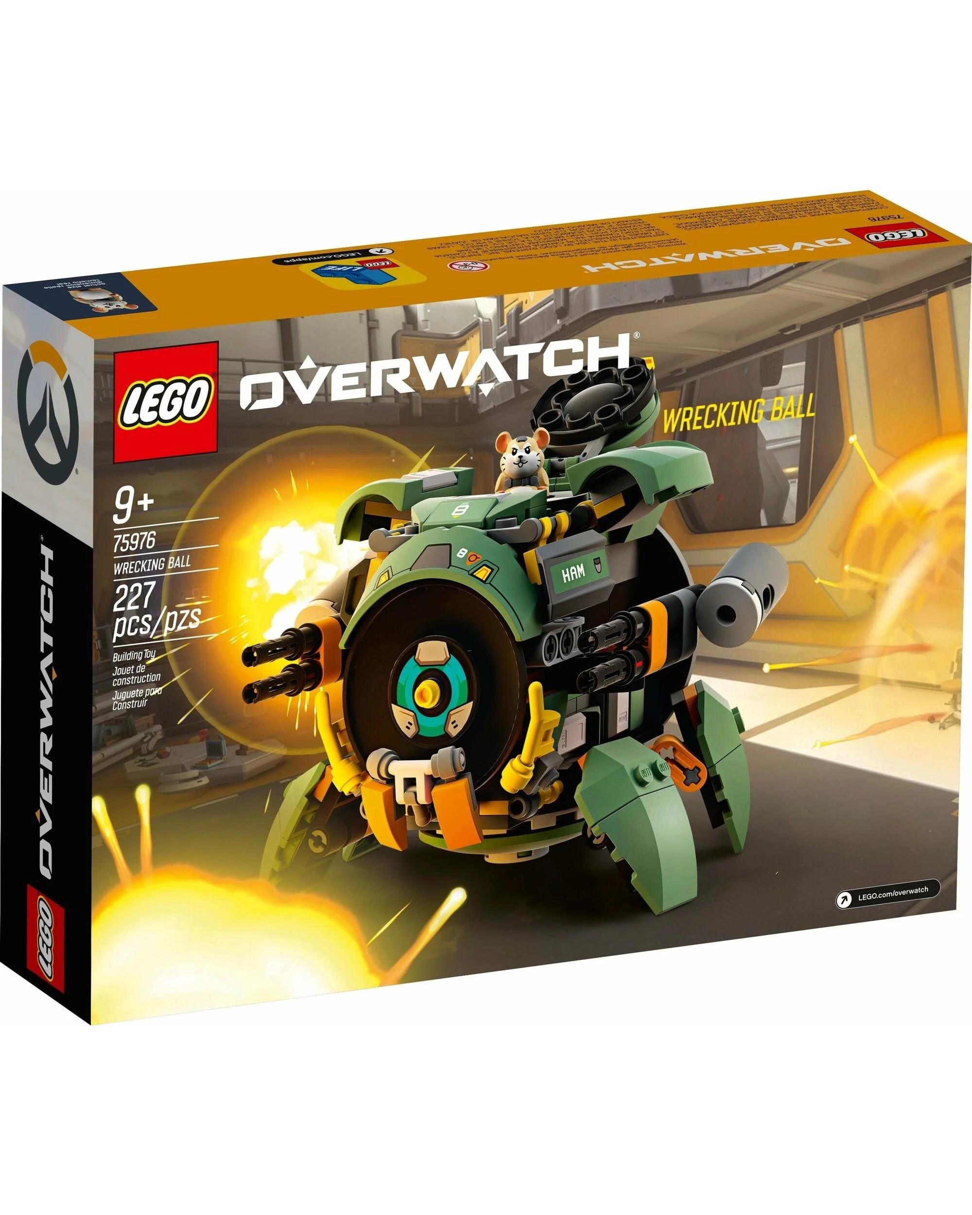 5 LEGO 75976 Overwatch Wrecking Ball Mech & Hammond Figure, 5 of 5