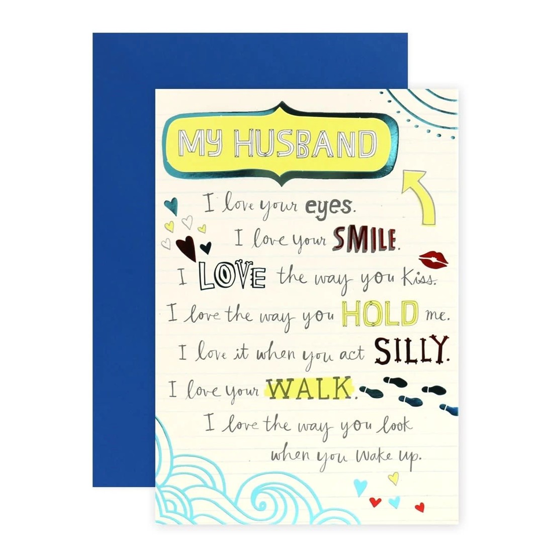 1 Connections from Hallmark Birthday Card For Husband - I Love You, 1 of 3