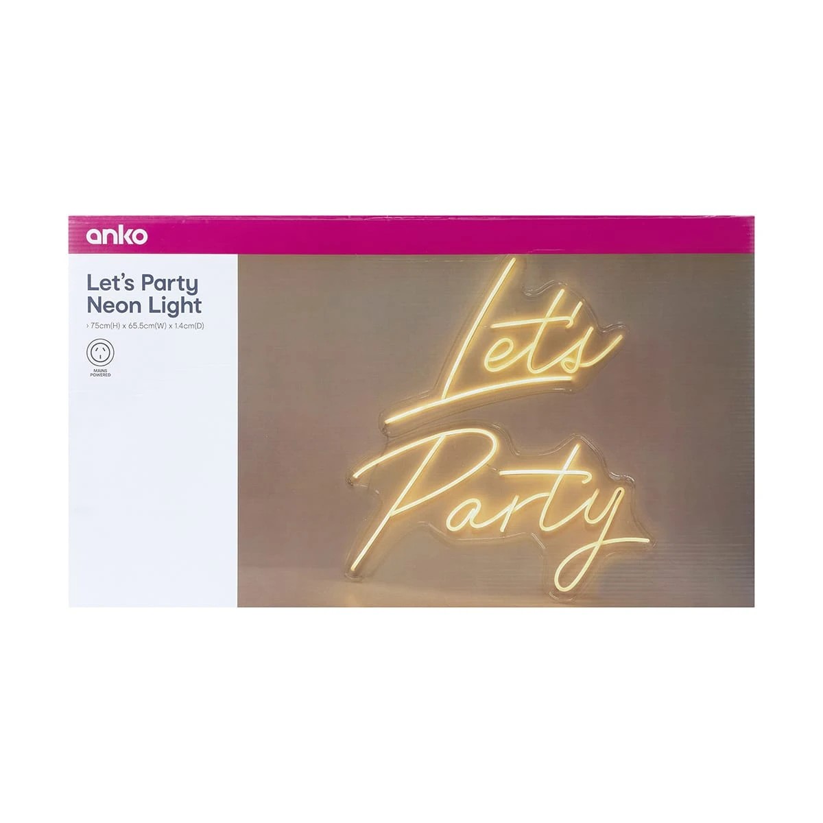 8 Lets Party Neon Light, 8 of 8