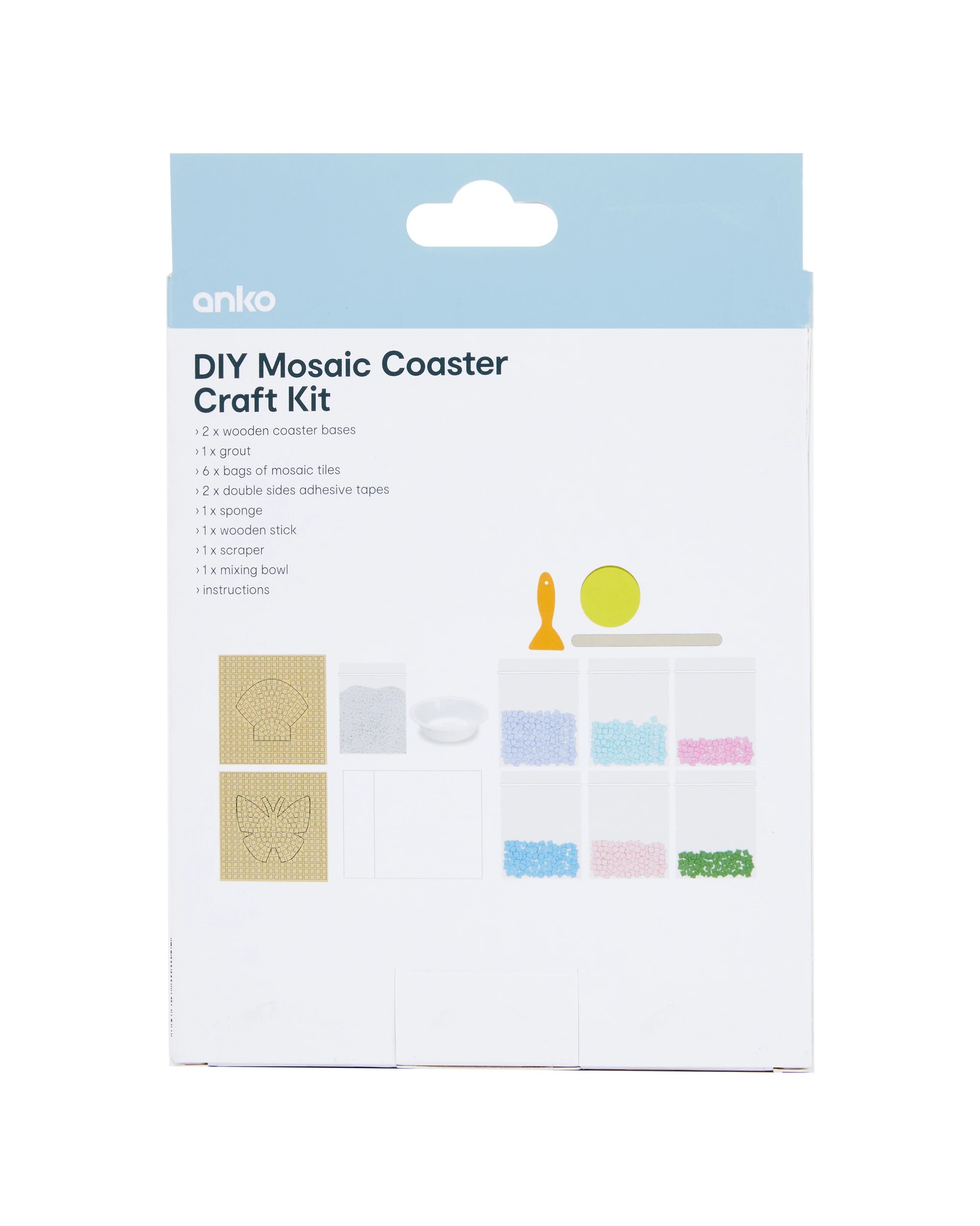 3 DIY Mosaic Crochet Craft Kit, 3 of 3