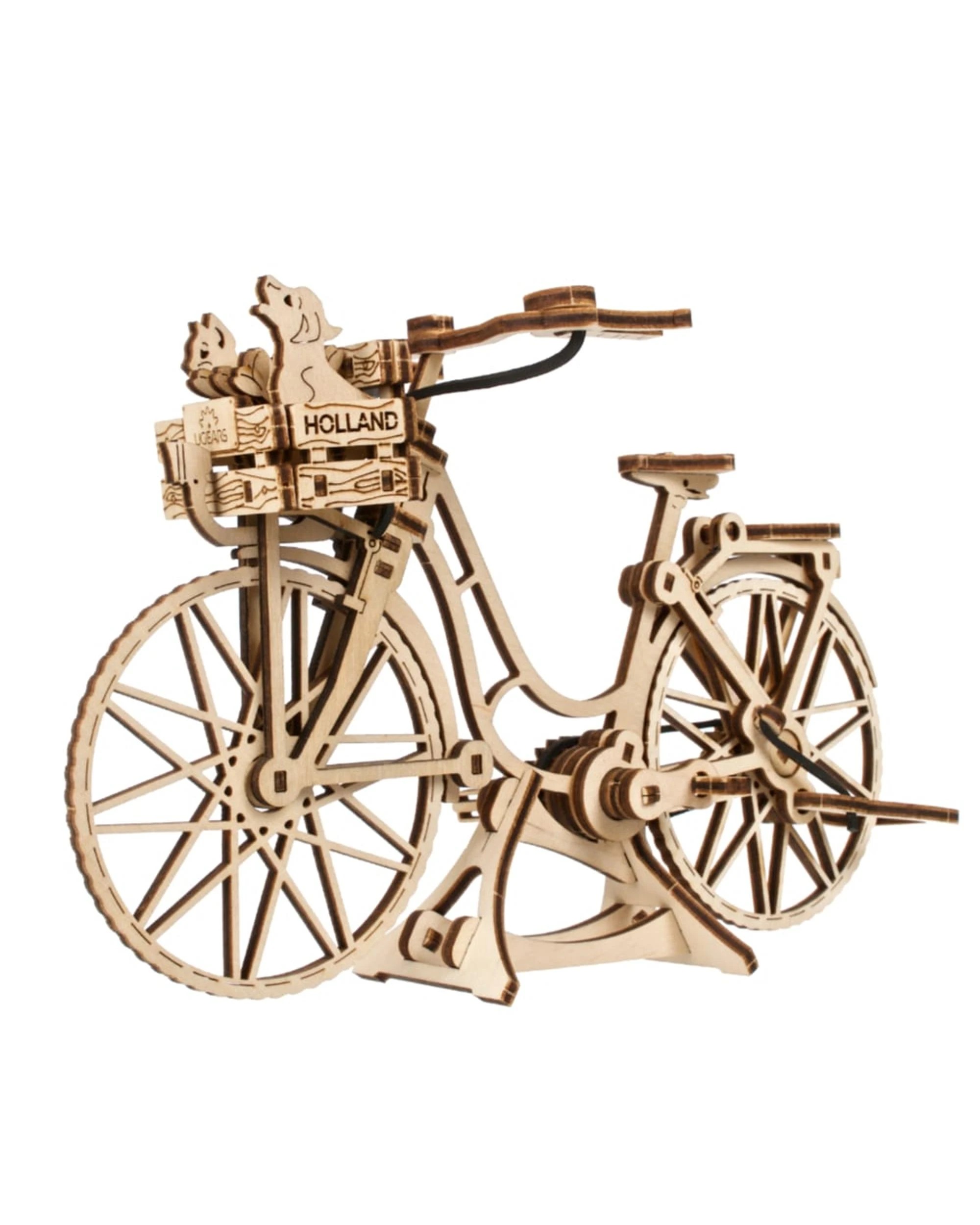 2 UGears Dutch Bicycle Model Kit, 2 of 7
