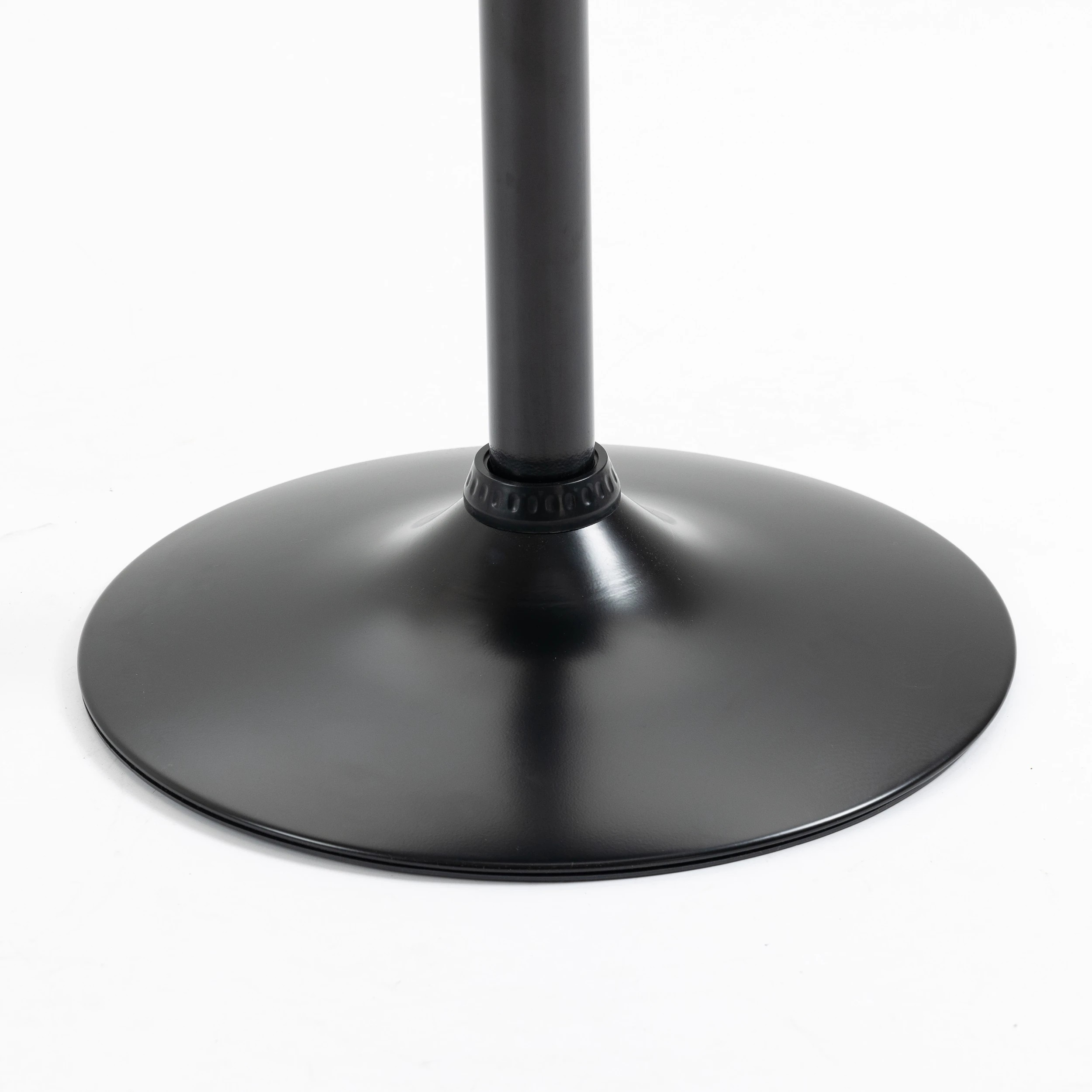 8 IHOMDEC Walnut Wood Round Bar Table - Black - Black, 8 of 10