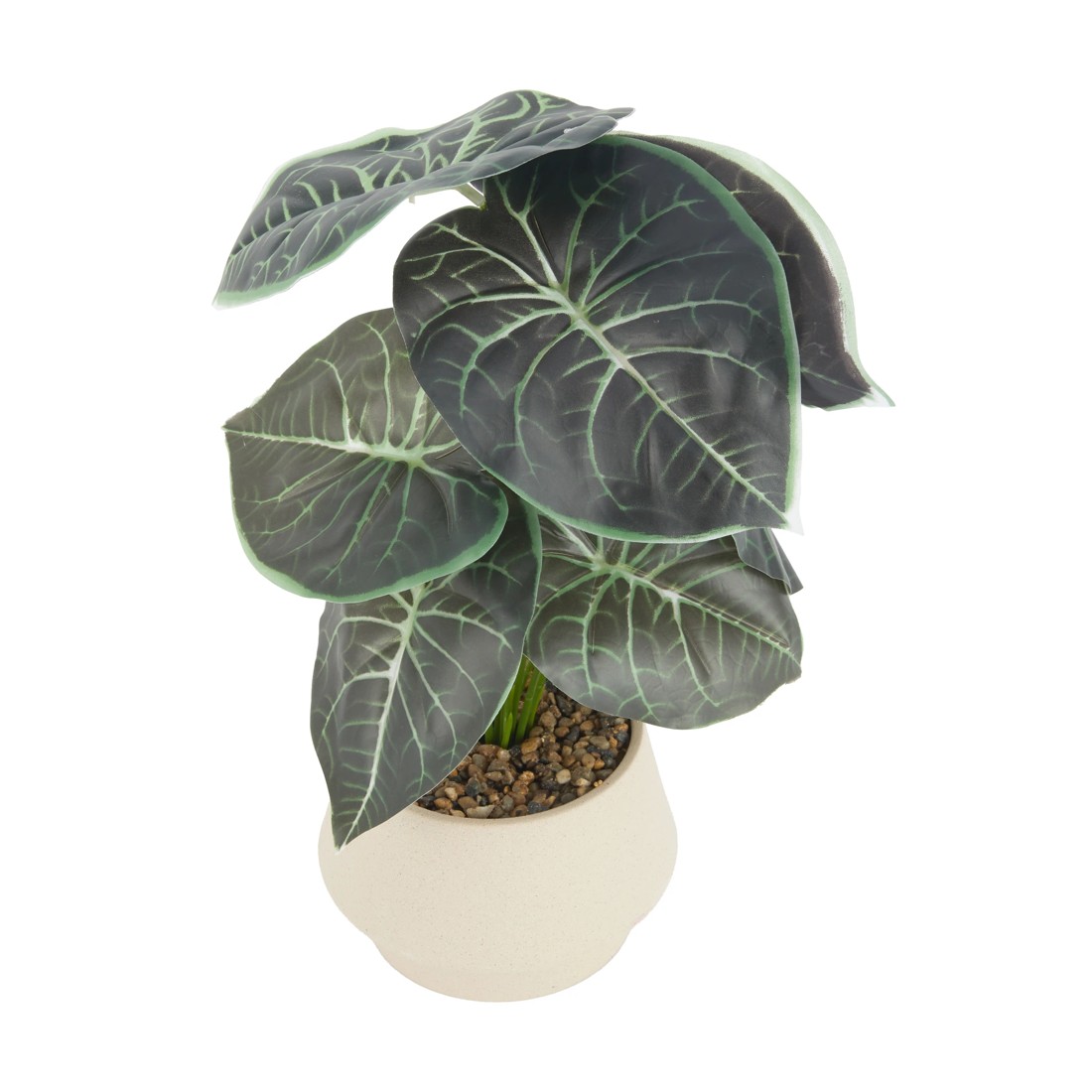 2 Artificial Alocasia in Pot, 2 of 4