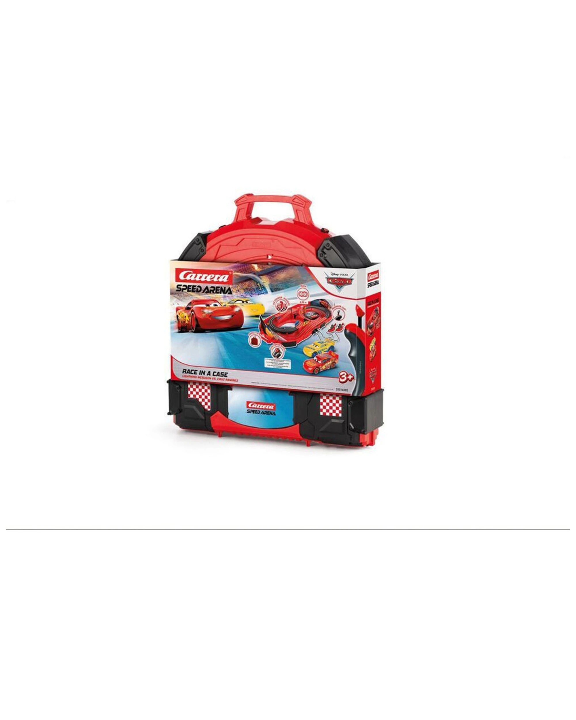 6 Carrera Disney Pixar Cars In Carry Case Slot Car Track Set Portable Design, 6 of 6
