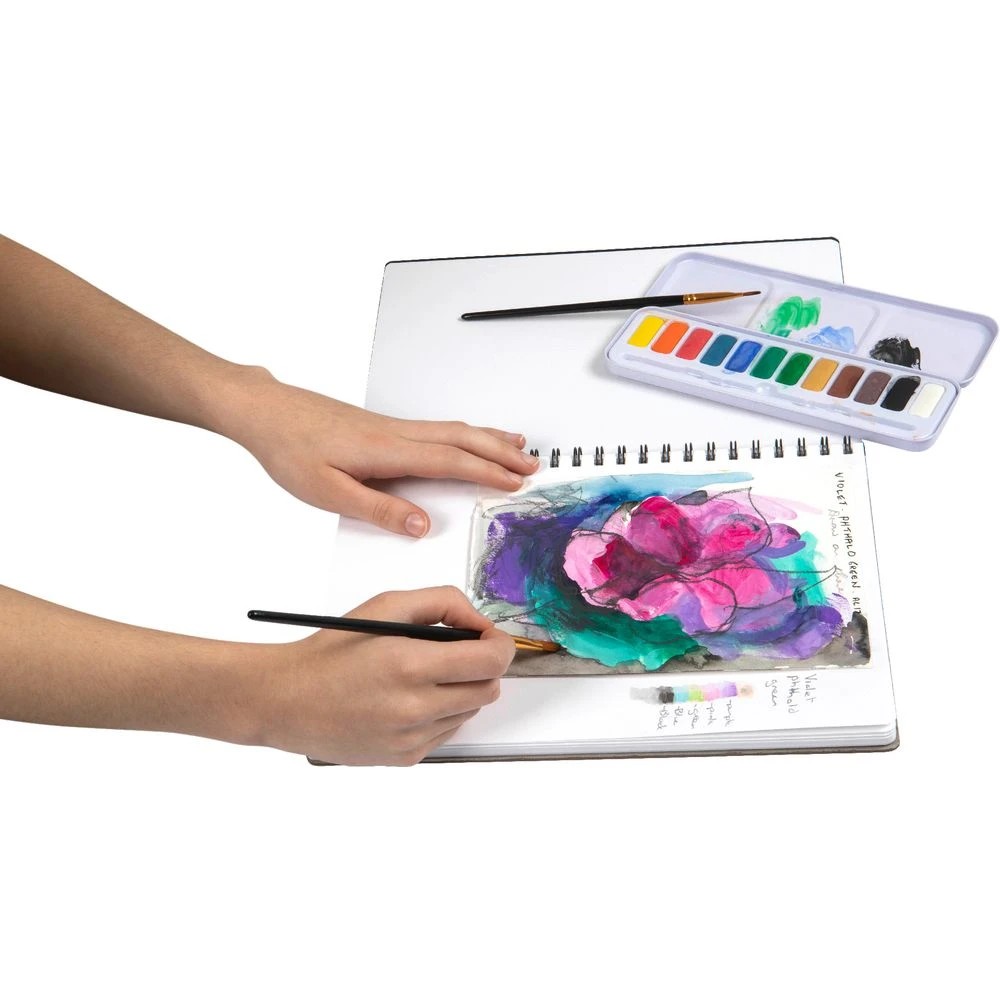 4 Derwent Academy Visual Art Diary 110gsm 120 Pages A4 Black, 4 of 4