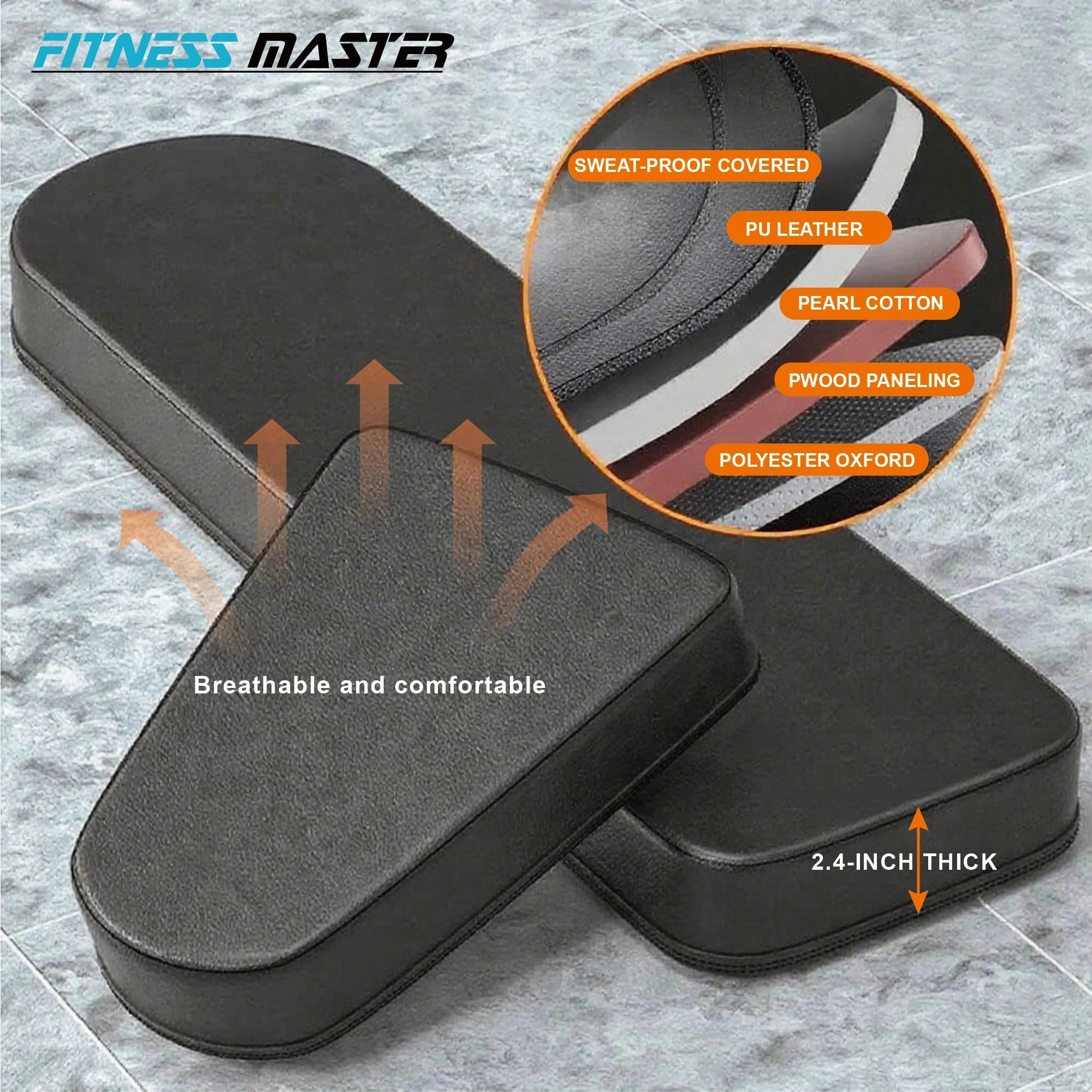 9 Fitness Master Adjustable Weight Bench 14 Backrests Incline Home Workout 1100lbs, 9 of 9