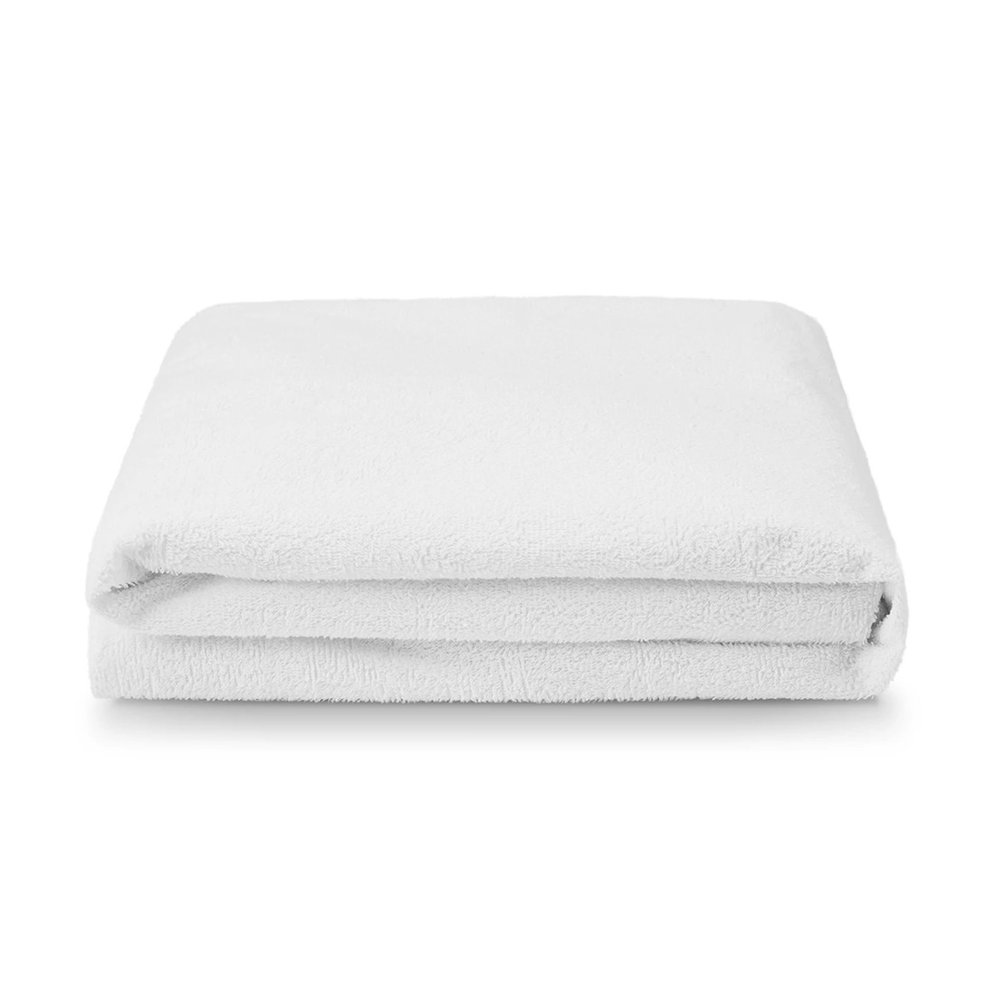 2 Waterproof Fitted Mattress Protector - Double Bed, White, 2 of 4
