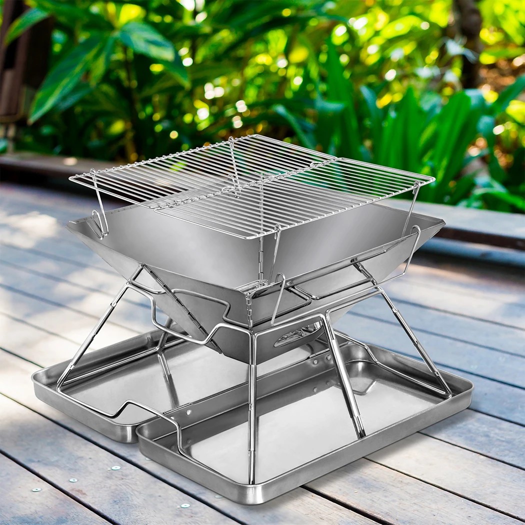 8 Traderight Moyasu BBQ Grill Fire Pit Smoker with Storage Bag, 8 of 8