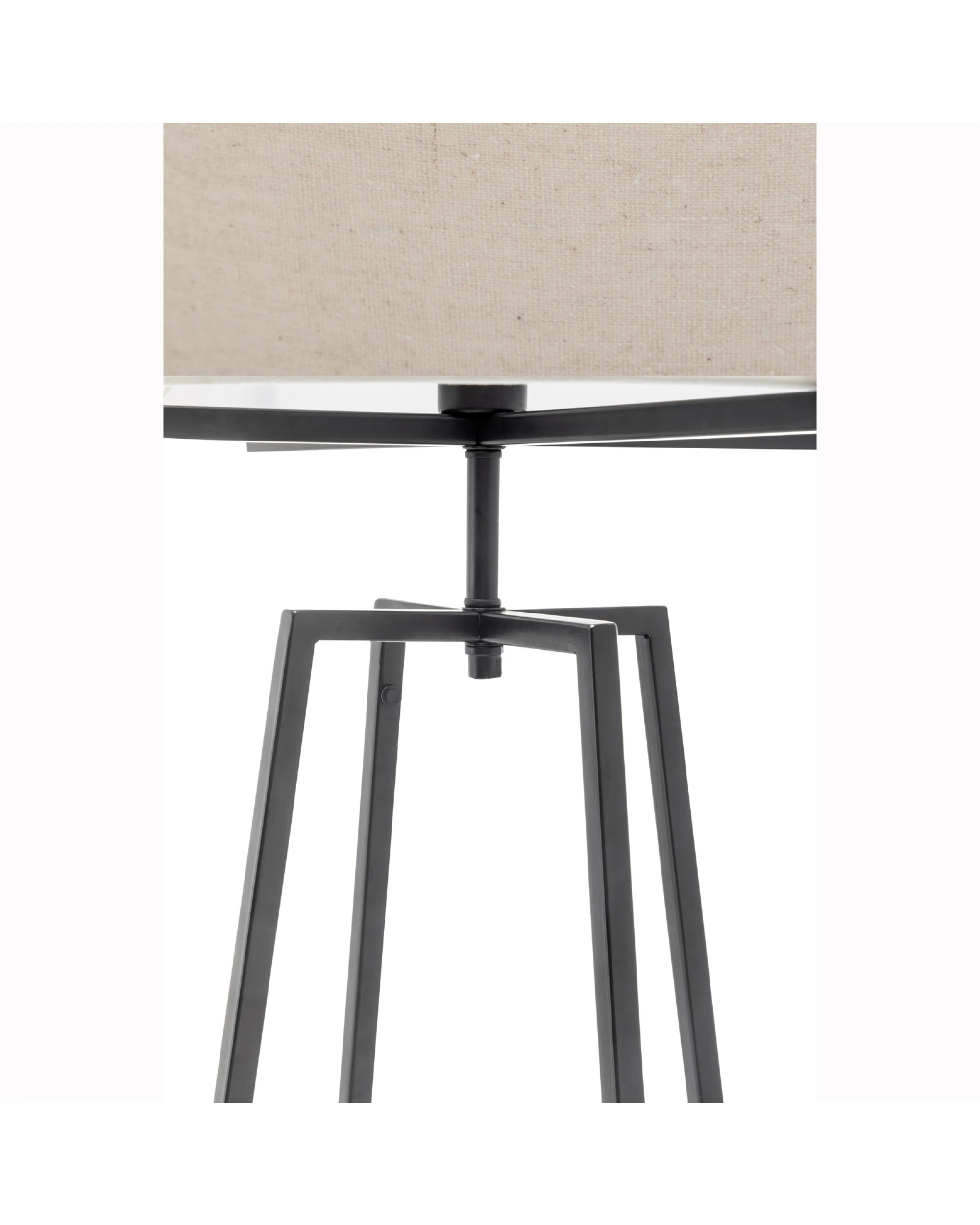 5 BR Home Dimmable Floor and Table Desk Lamp with Linen Shade, 5 of 10