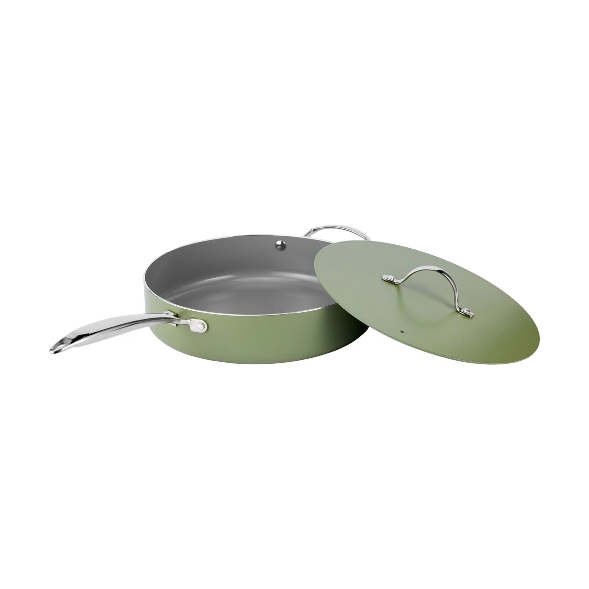 2 28cm Ceramic Non-Stick Saute Pan, 2 of 6