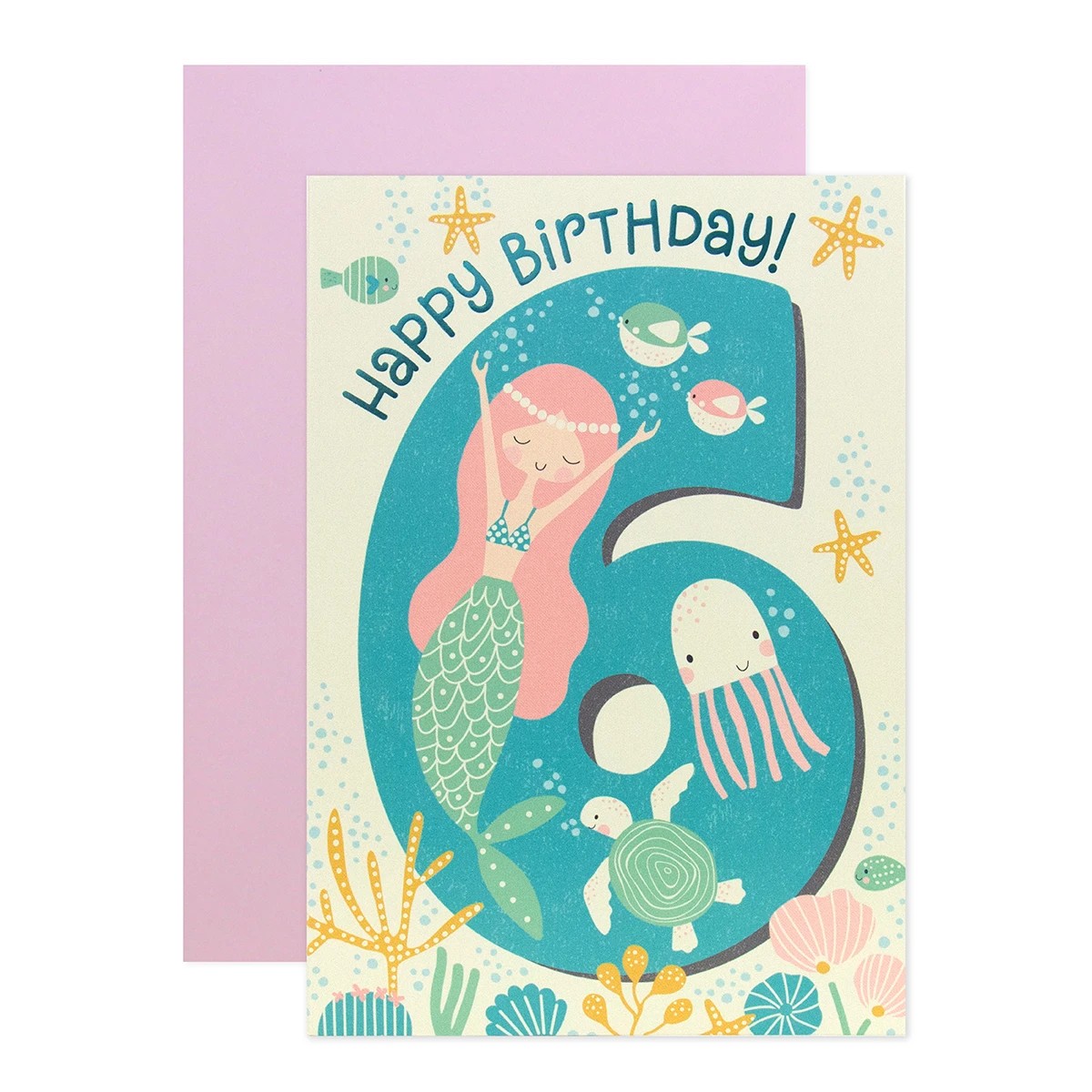 1 Connections from Hallmark 6th Birthday Card - Sea Icons, 1 of 3