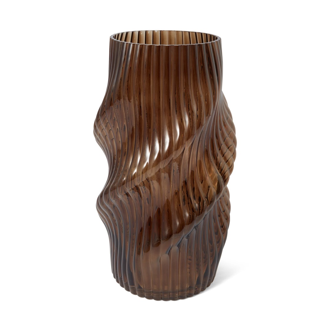 3 Linear Twist Glass Vase, 3 of 7