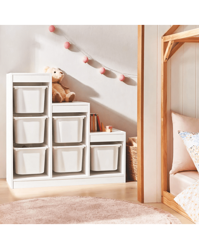 6 Tub Tiered Unit - W