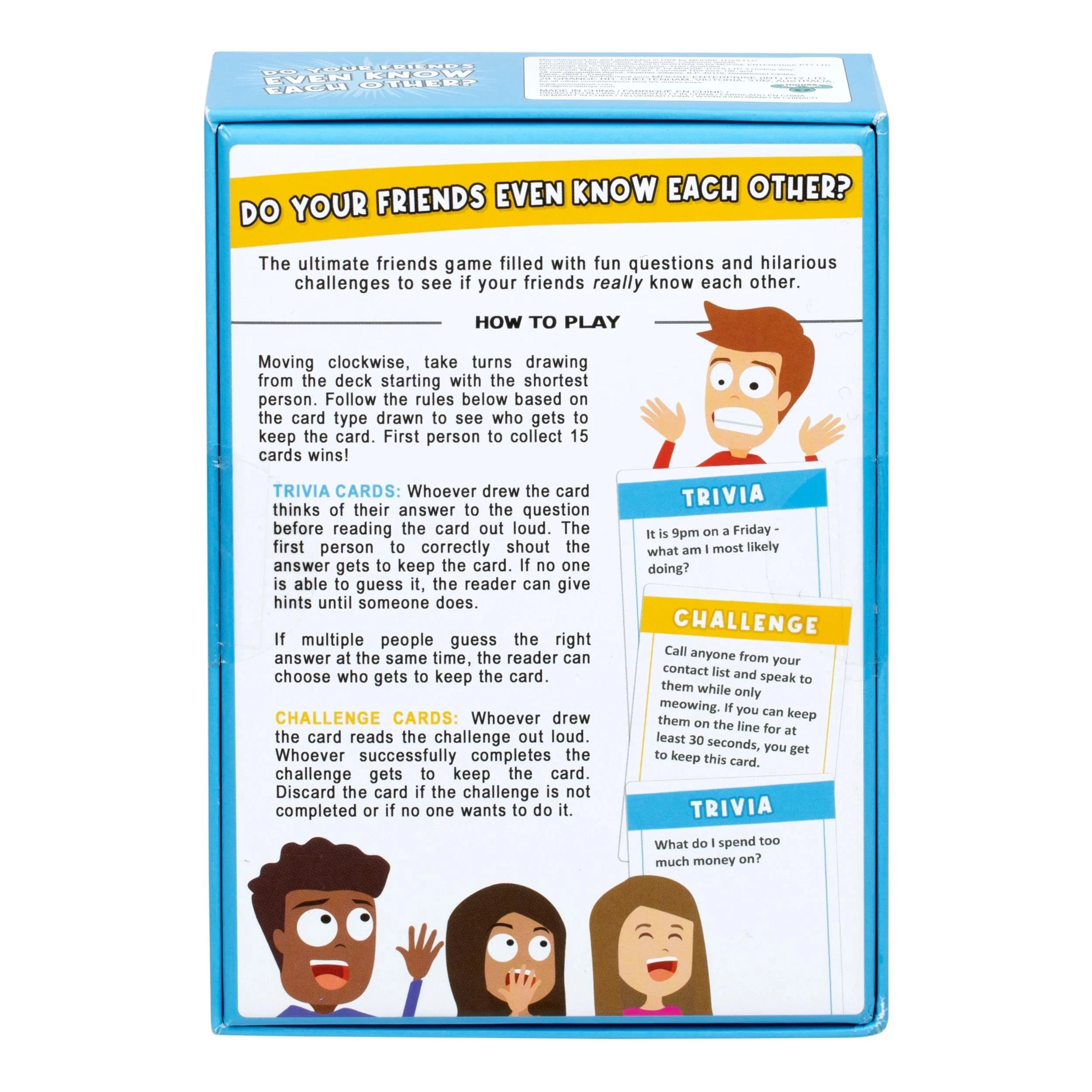 5 Do Your Friends Even Know Each Other? Card Game - Natural, 5 of 5
