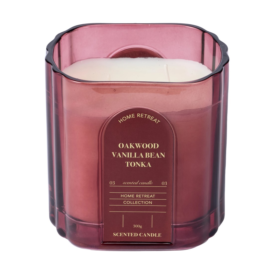 2 Oakwood Home Retreat Glass Candle, 2 of 5