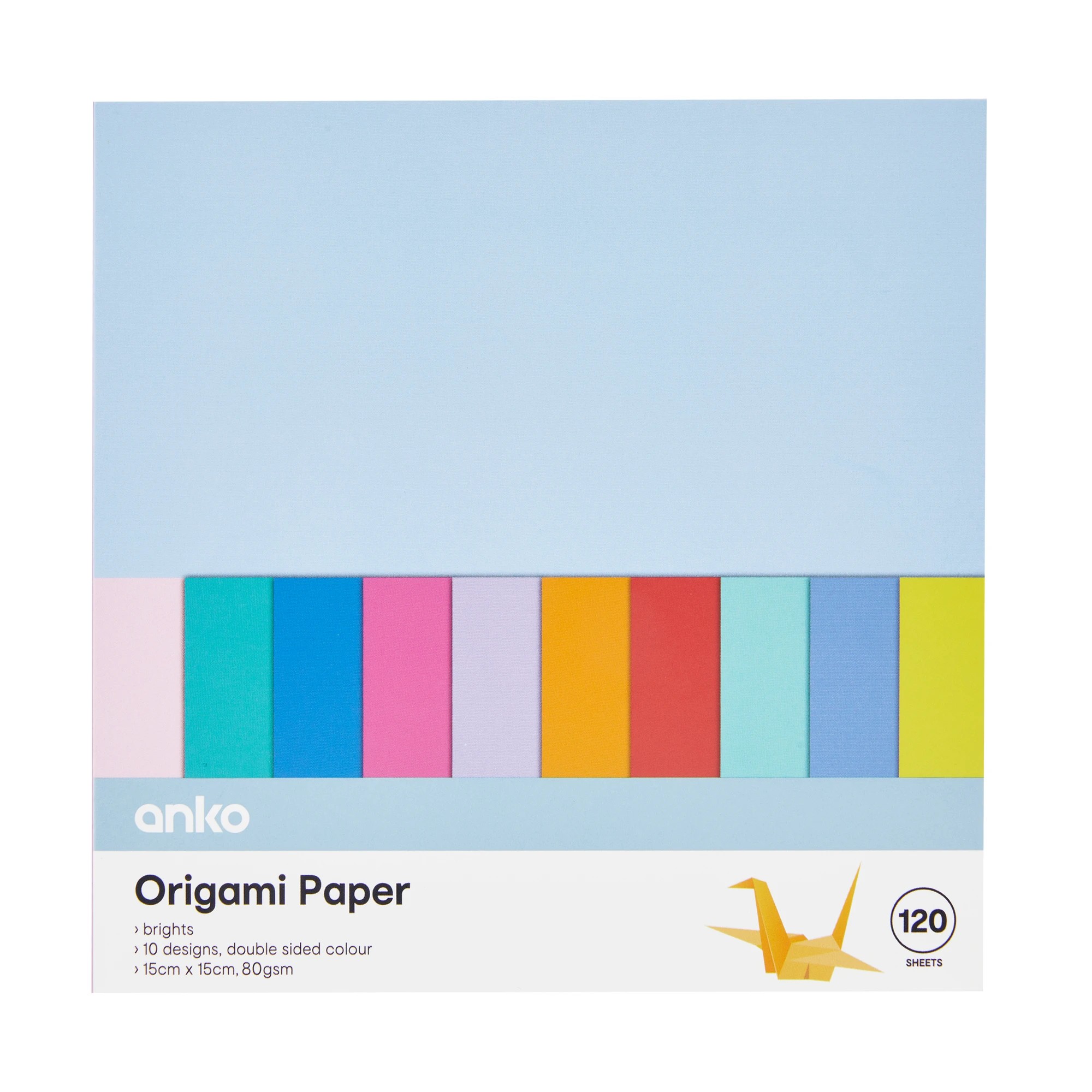 1 120 Piece Origami Papers - Solid, 1 of 3
