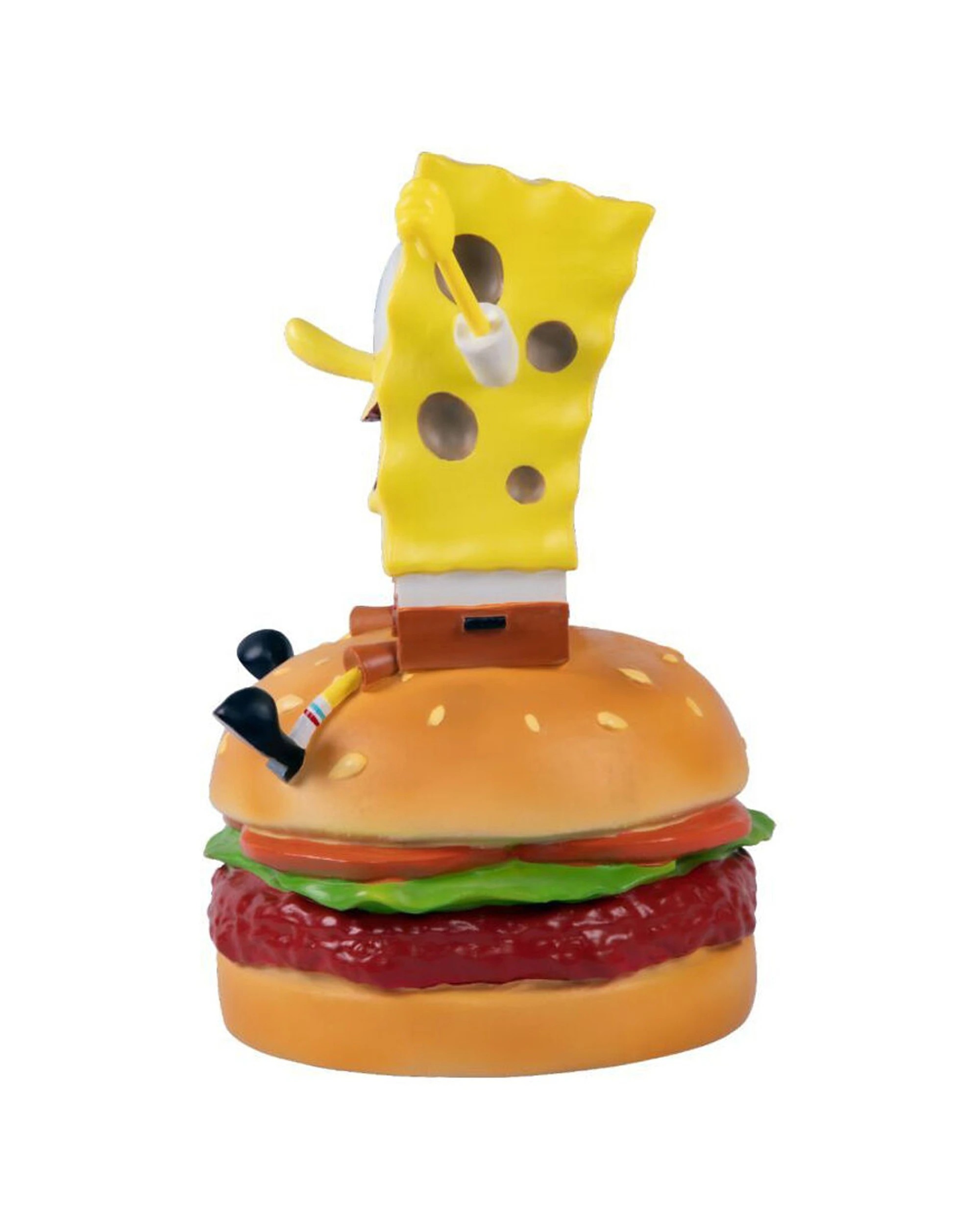 4 SpongeBob SquarePants On Hamburger Resin Statue 21cm Action Figure Collectible
 - multi, 4 of 4