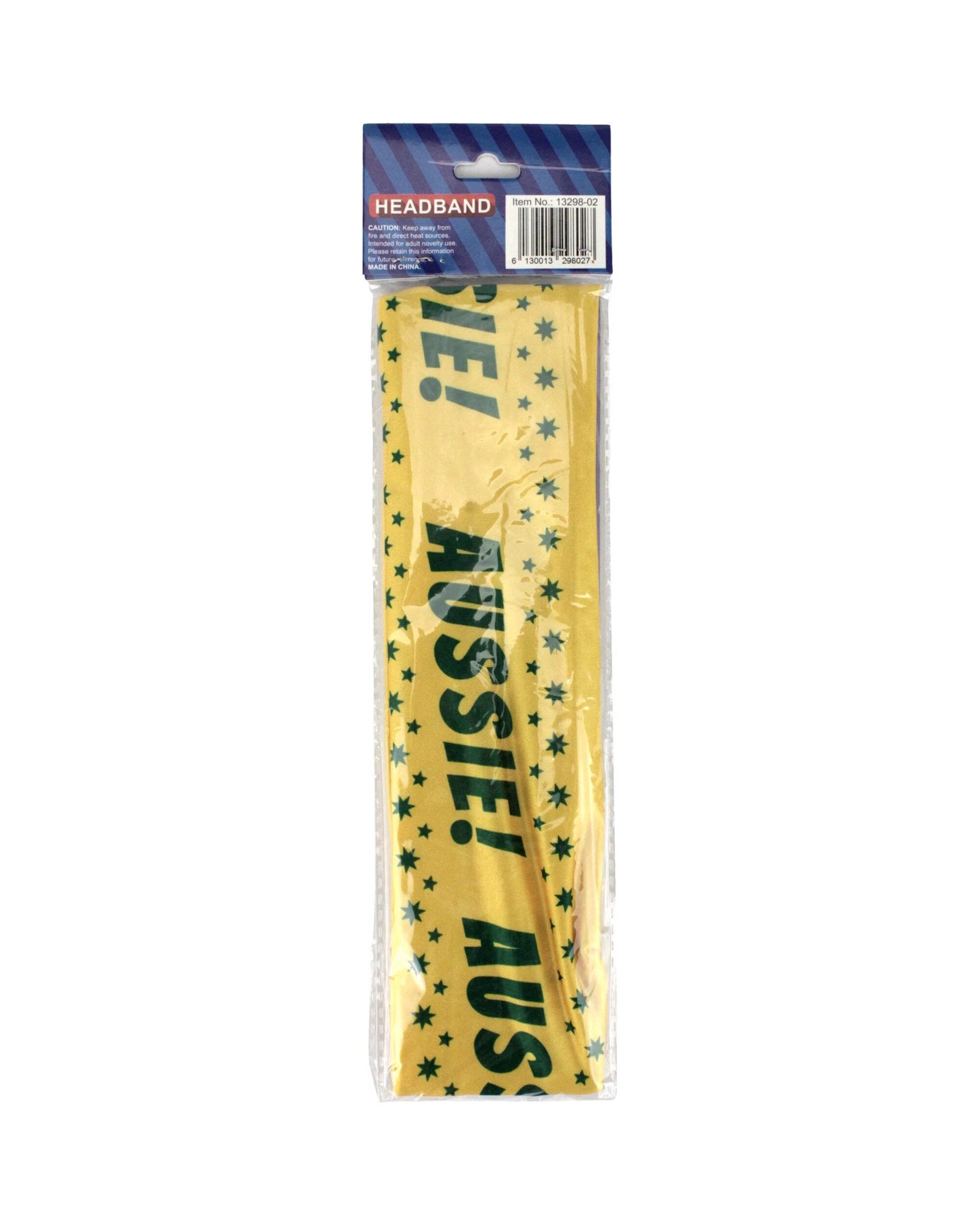 3 Partyrama Aussie Aussie Aussie Fabric Headband - One Size - Yellow, 3 of 3