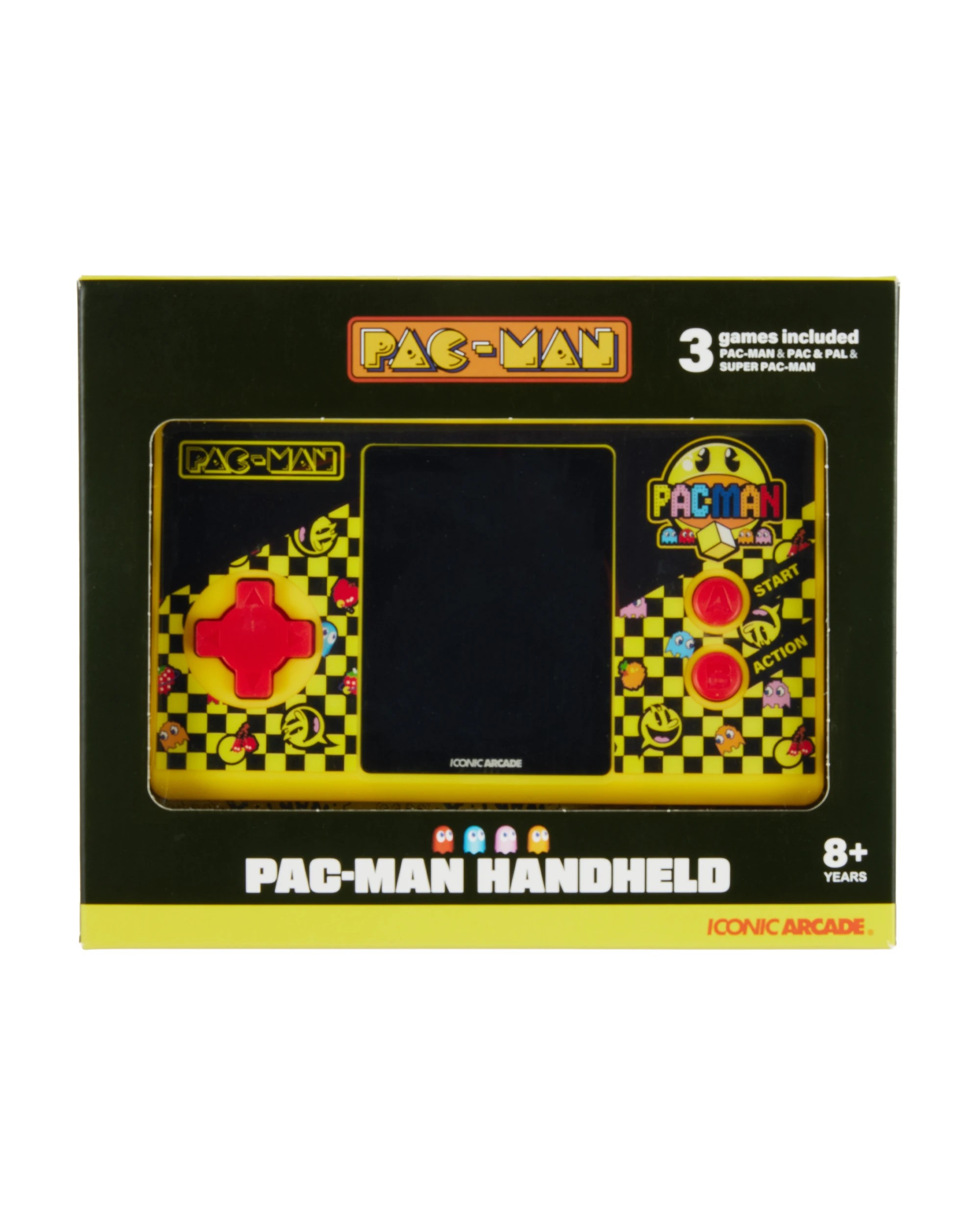 1 Pac-Man Handheld Iconic Arcade, 1 of 8