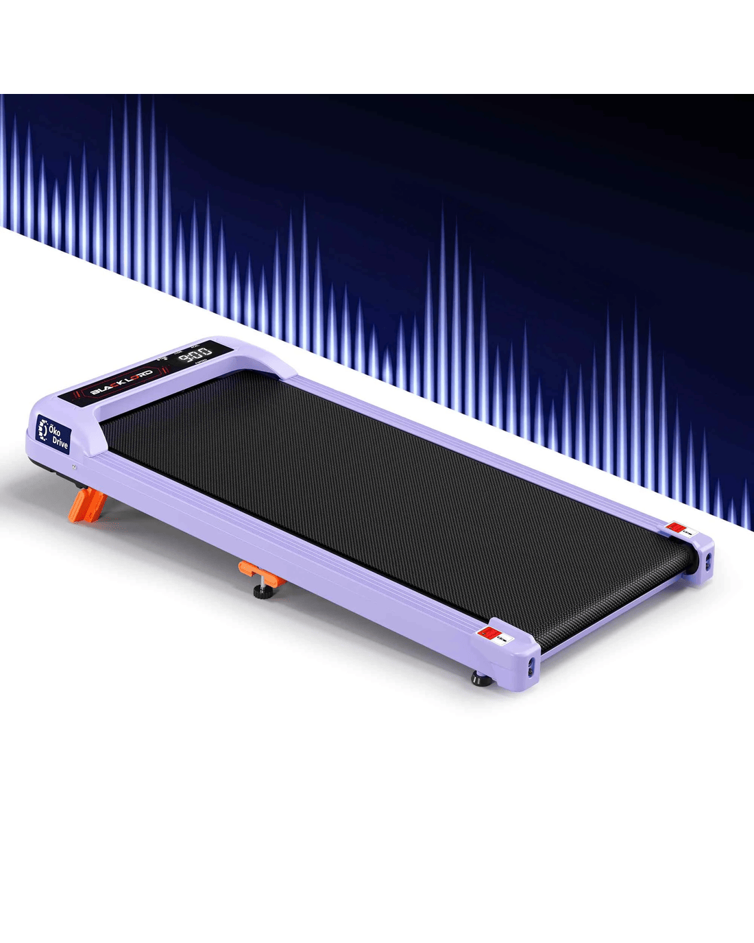 Black Lord Treadmill Electric Walking Pad Incline Under Desk - Purple ...