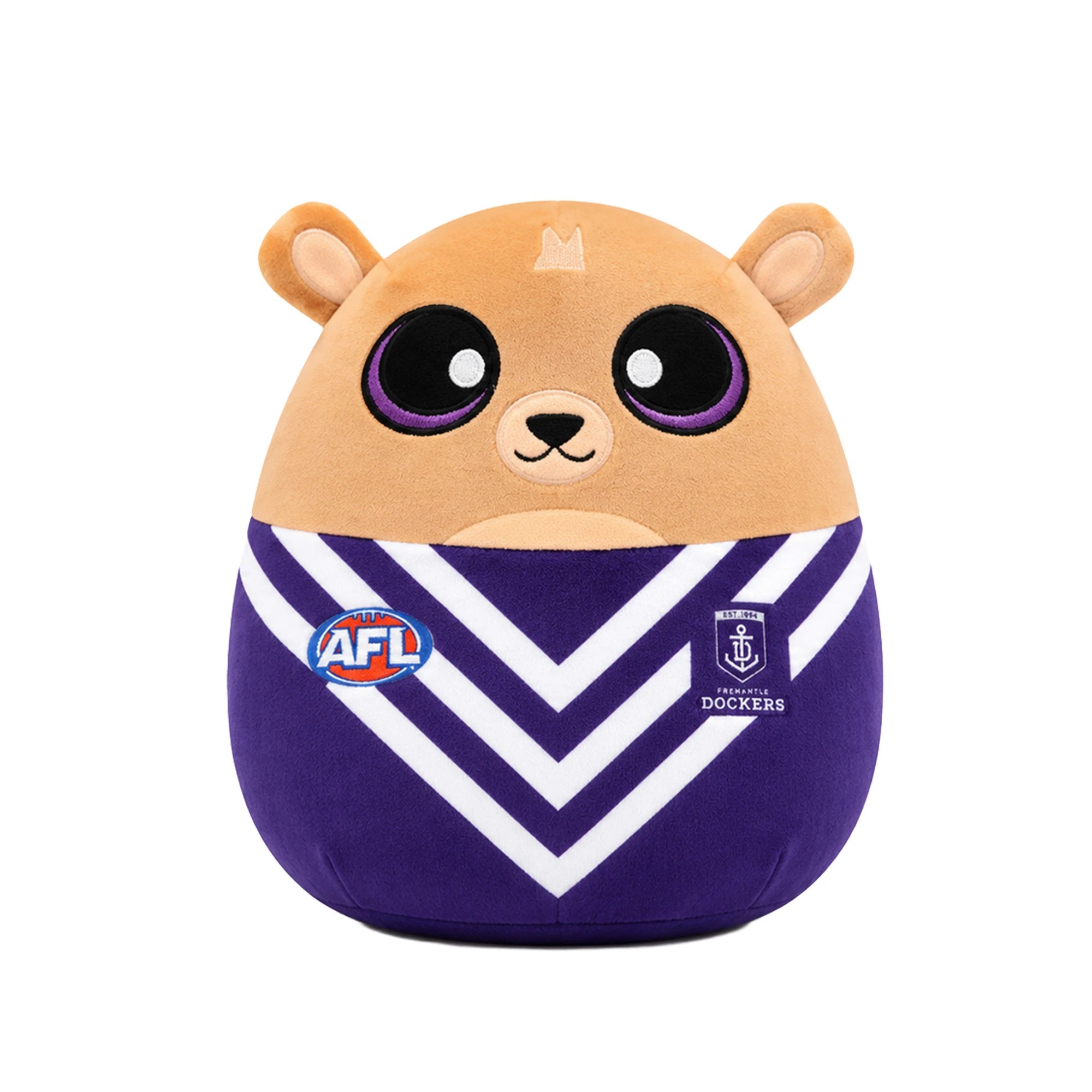 1 AFL Squidglys Fremantle Plush Toy, 1 of 2