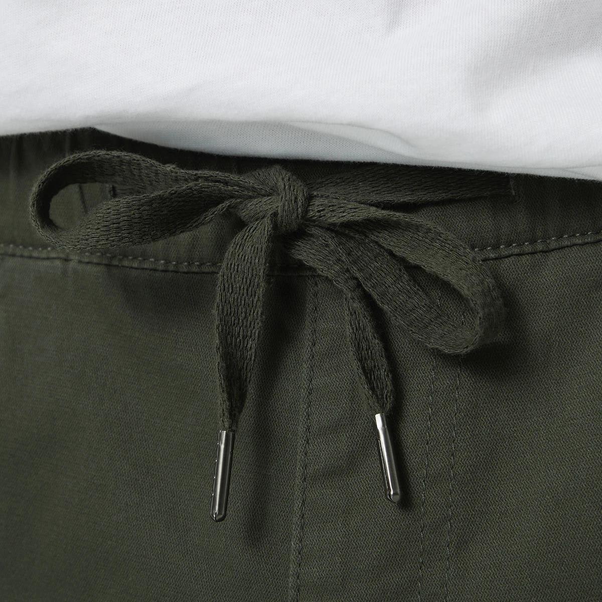 6 Elastic Waist Moto Joggers Grn Khaki, 6 of 6