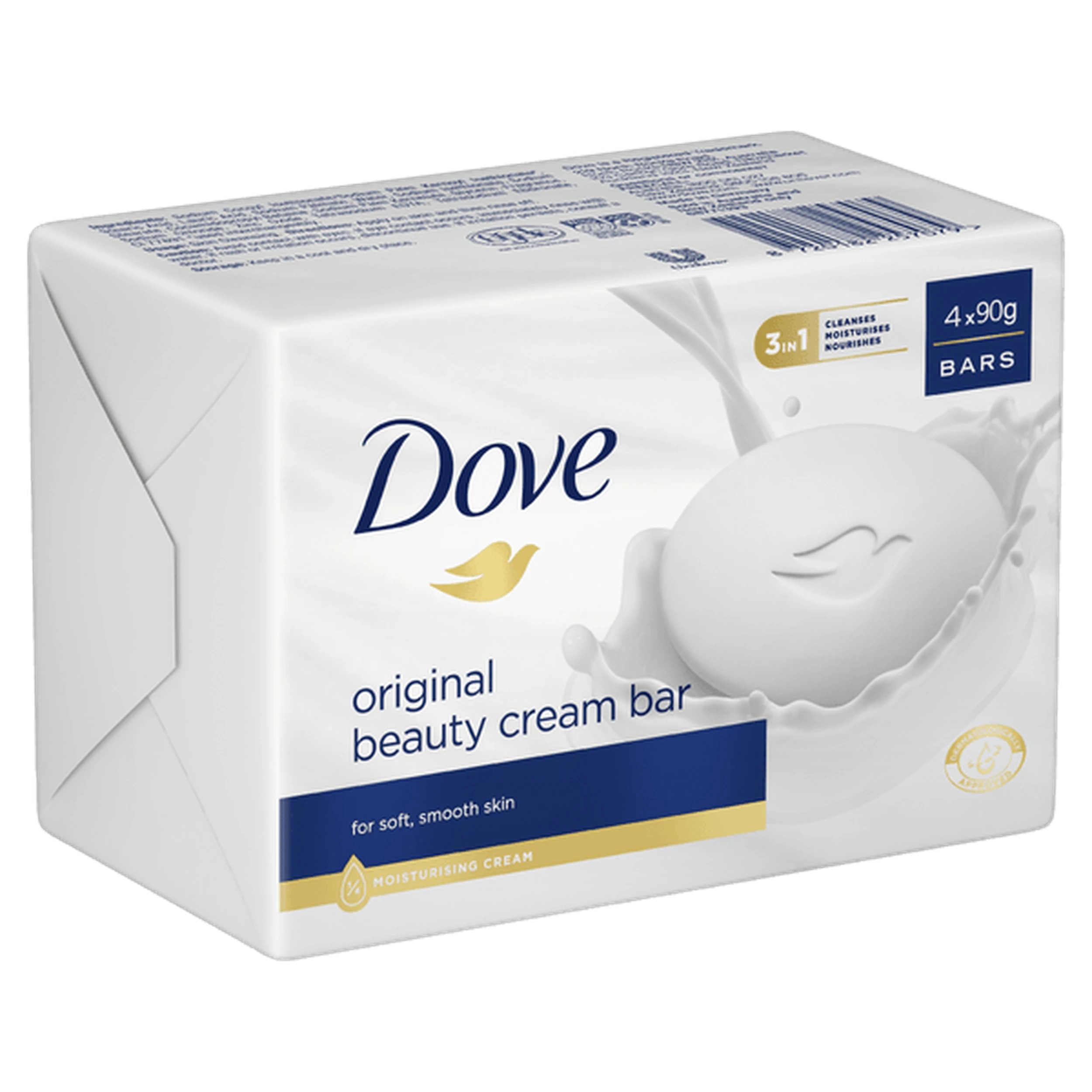 1 Dove Beauty Cream Bar 90G 4 Pack Soap, 1 of 2