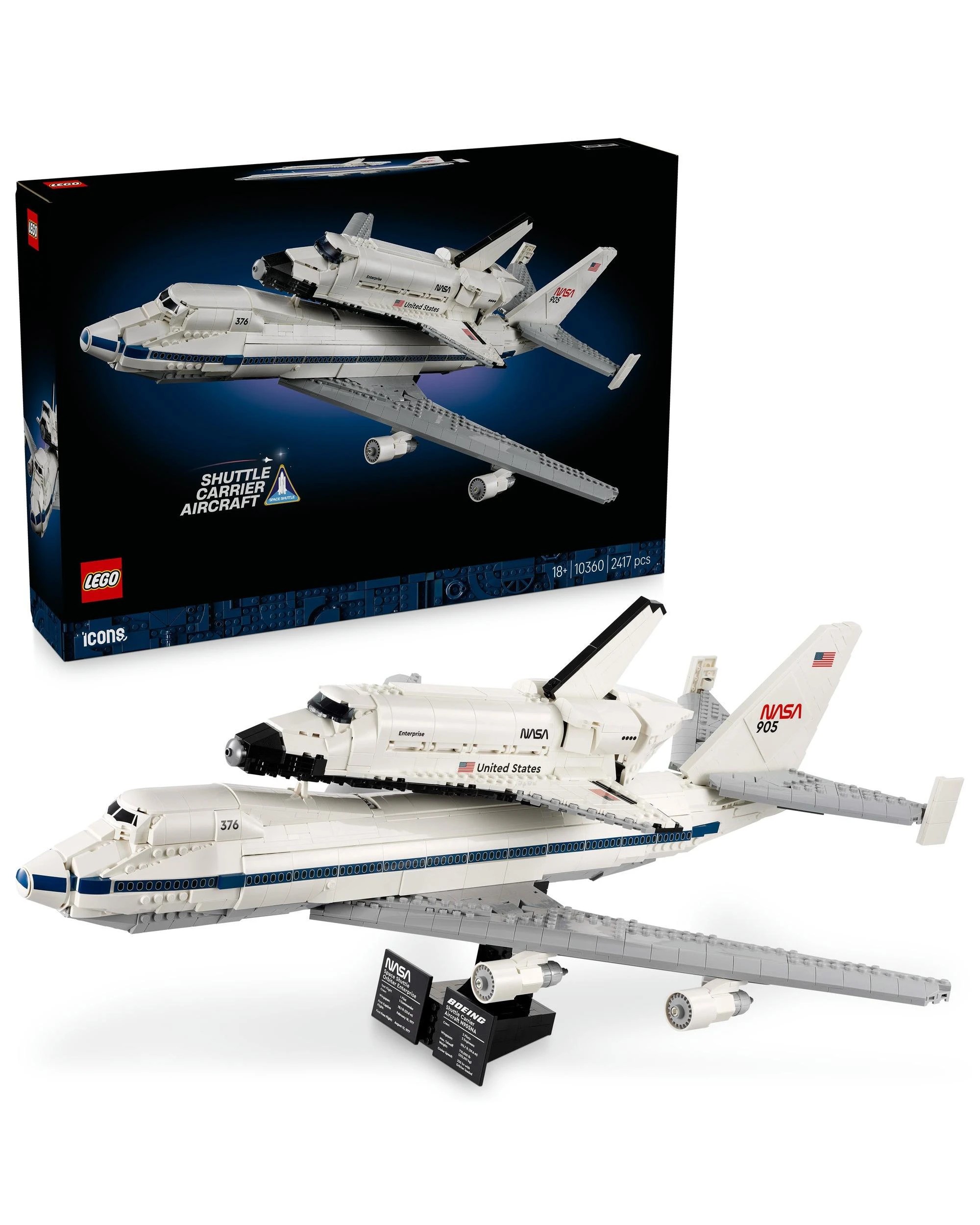 1 LEGO Icons Shuttle Carrier Aircraft - 10360, 1 of 10