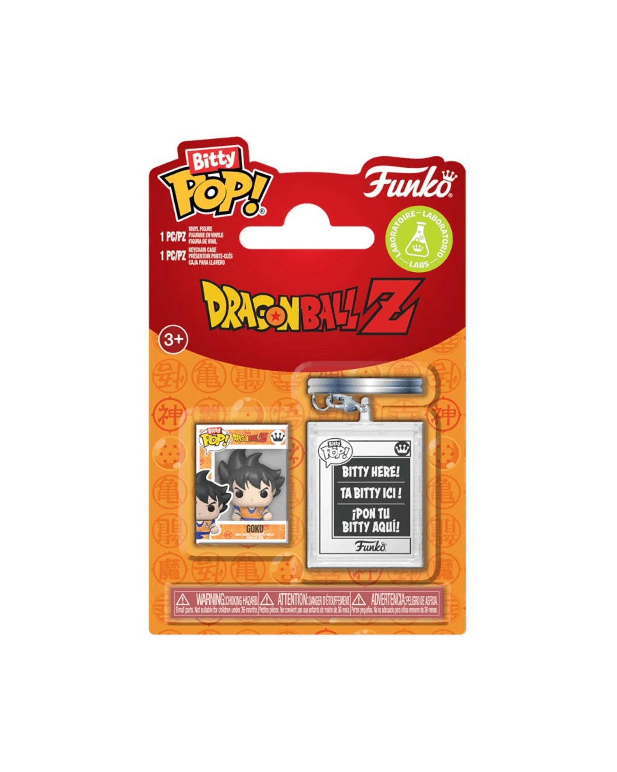 3 Dragon Ball Z Goku Bitty POP! Vinyl with Keychain Case, 3 of 3