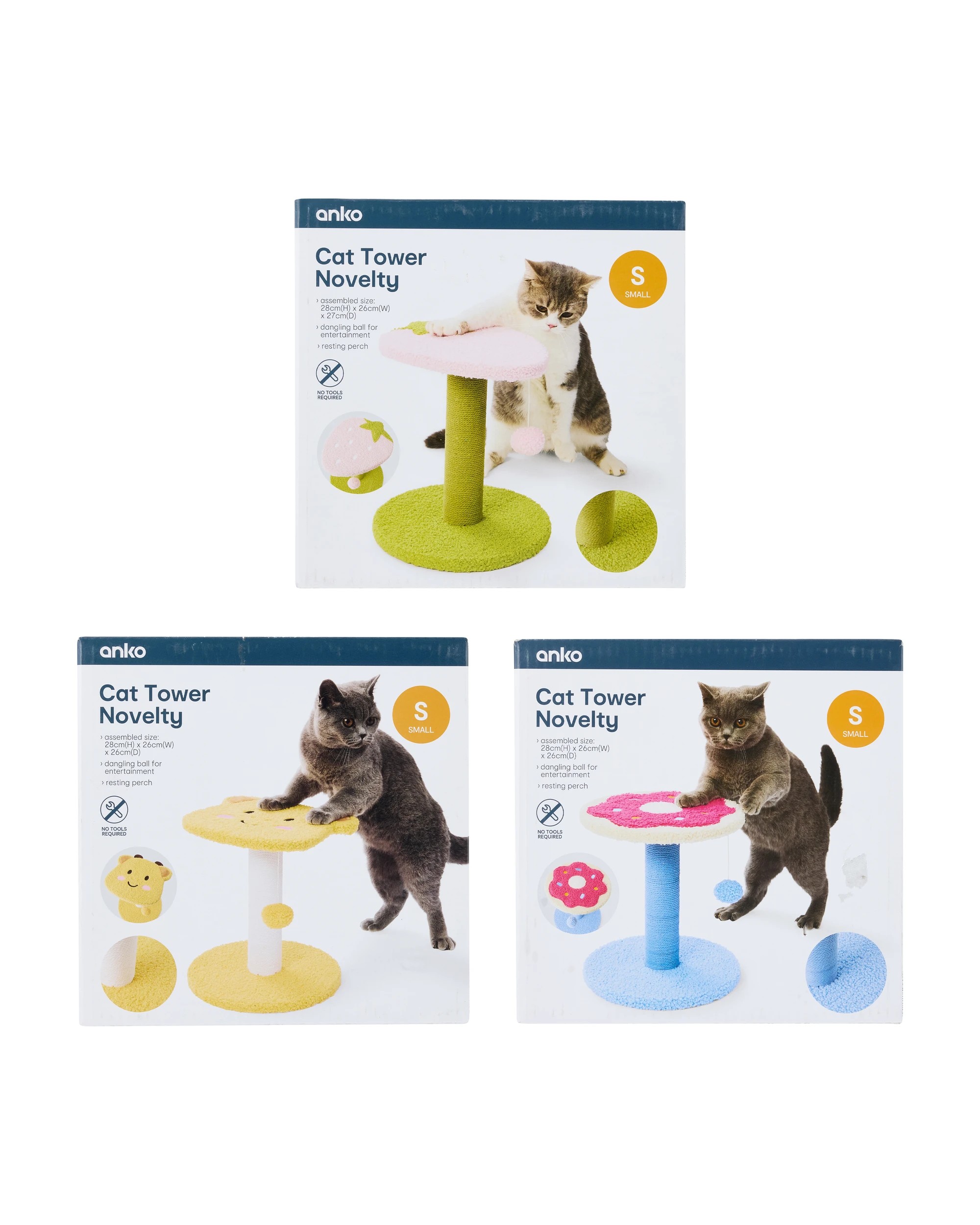 8 Cat Tower Novelty - Assorted, 8 of 8