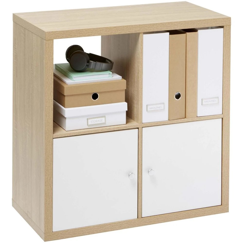 3 Horsen Cube Insert With Door White Storage Cubes & Containers, 3 of 8