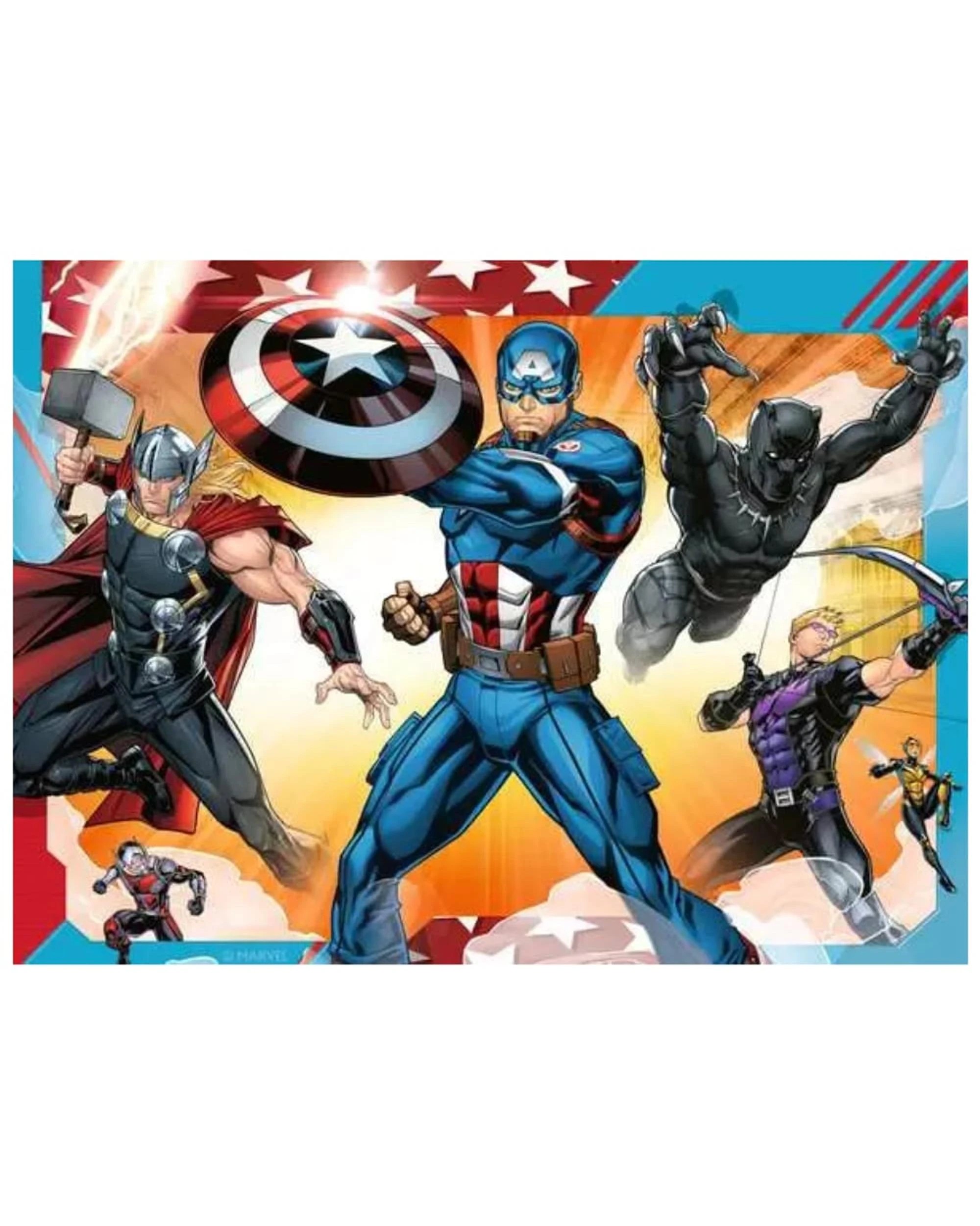 4 Ravensburger Marvel Avengers Assemble 4 In A Box 12/16/20/24 Piece Jigsaw Puzzle, 4 of 5